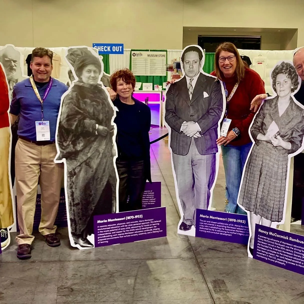 &ldquo;Standing among giants&rdquo; our METTC Faculty celebrates the legacy of Montessori &amp; 65 years of the American Montessori Society at The Montessori Event in Denver!!
#themontessorievent #montessorimettc #montessoriteachereducation #montesso