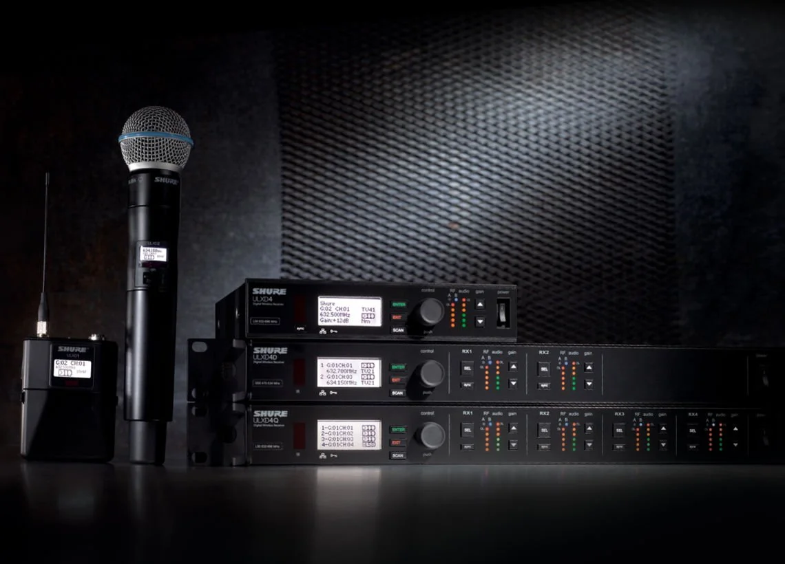 Shure wireless microphone system