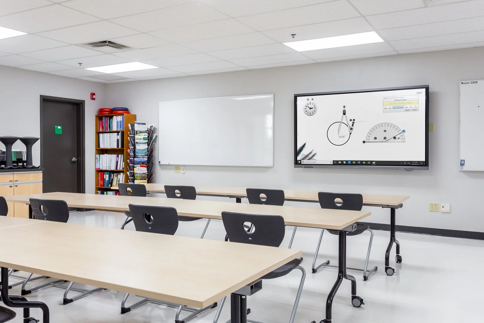 A LOFT interactive display in a classroom