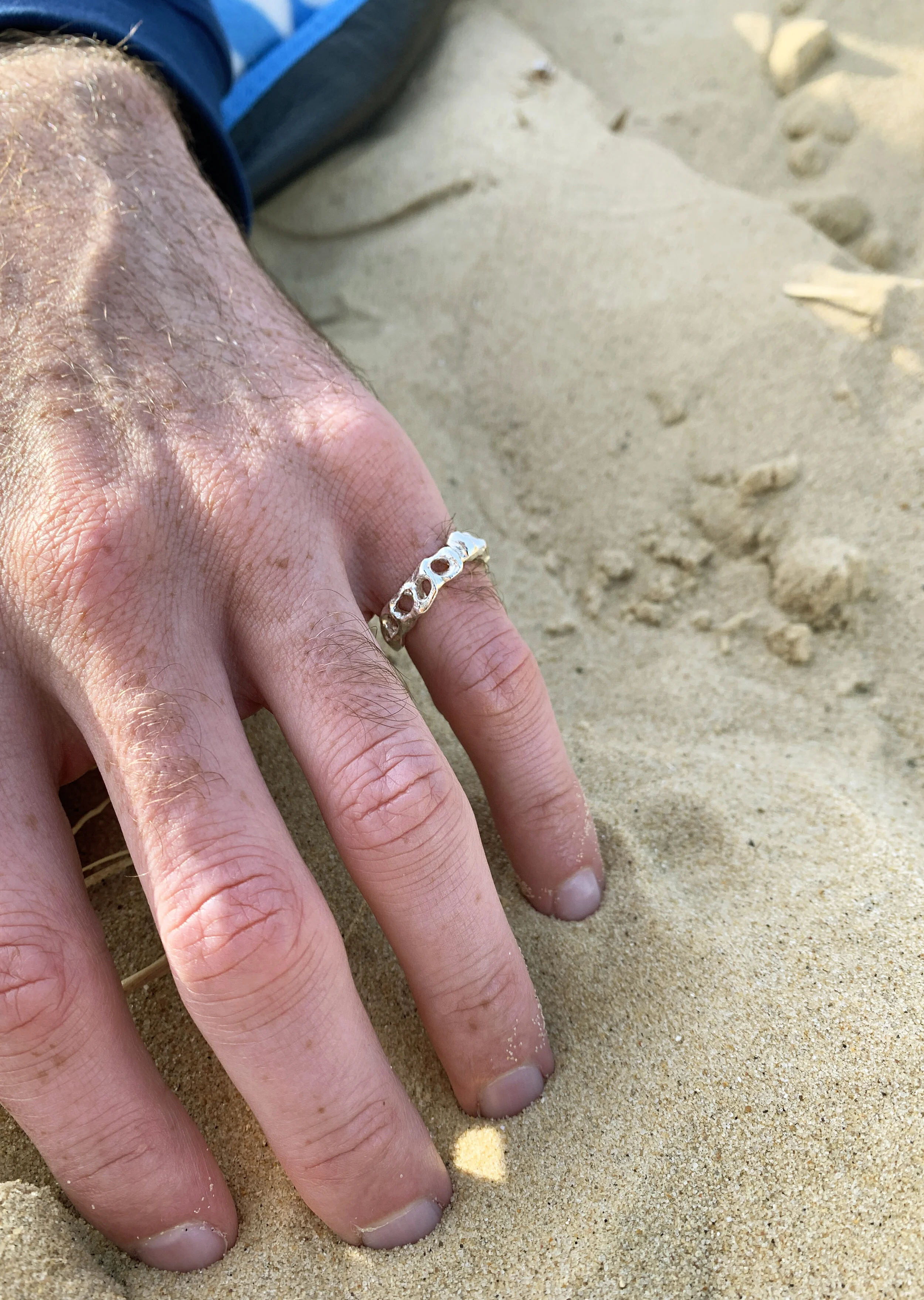 unisex silver ring aelita jewellery one of a kind london jewellery designer jewelry summer