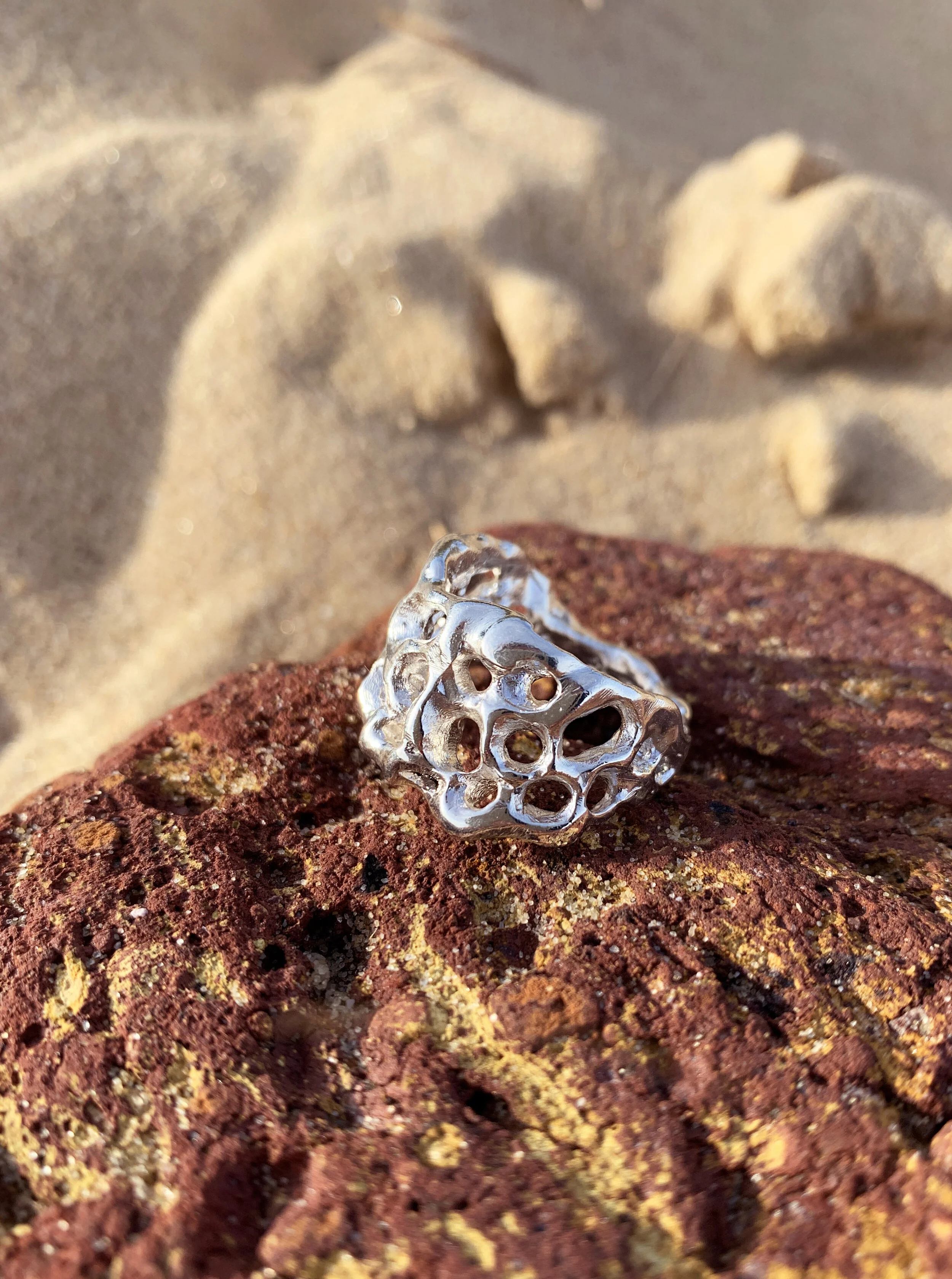 aelita jewellery sterling silver ring one of a kind seaside inspired london hitchin