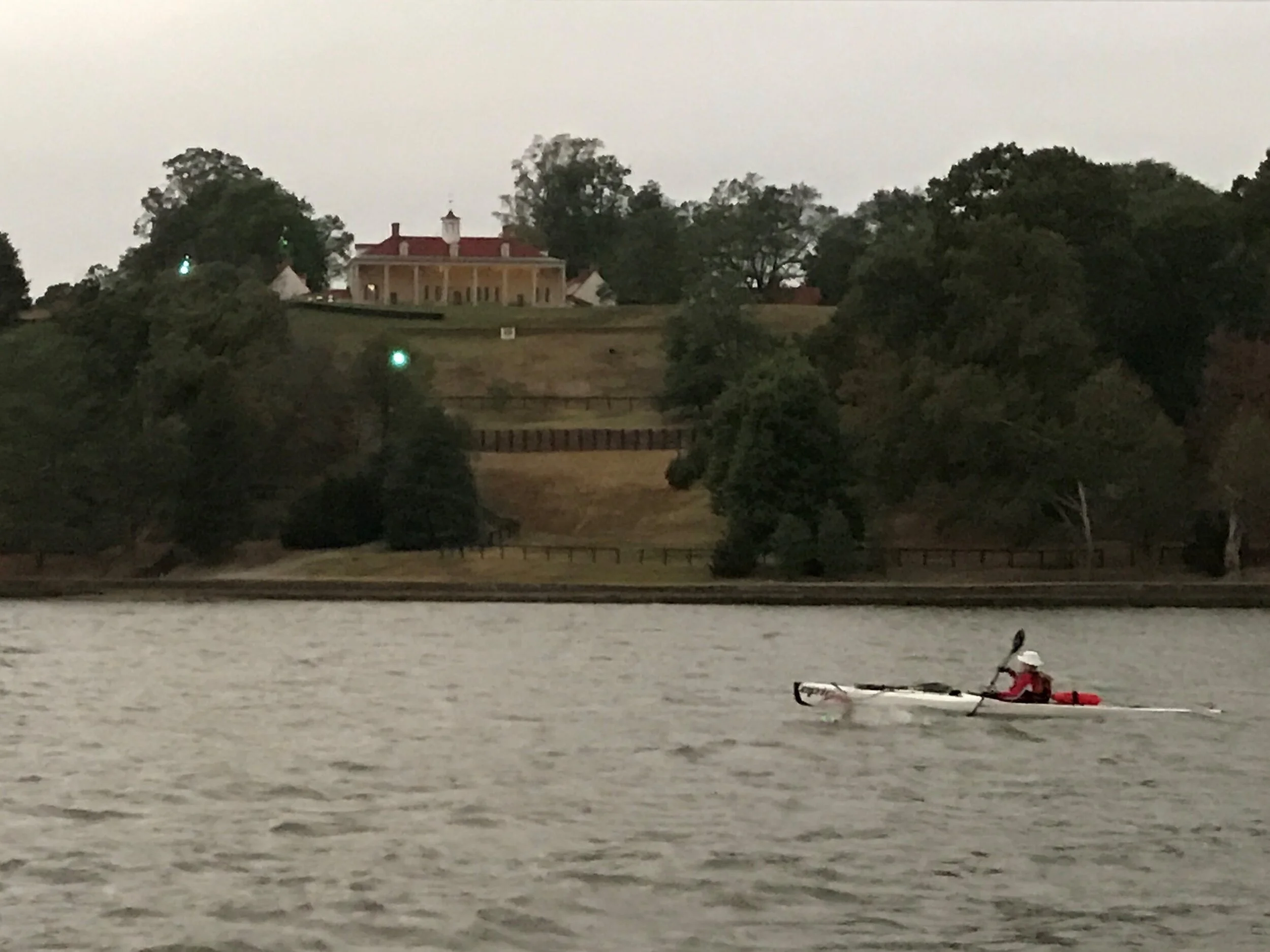 Mt. Vernon Estate close to the finish