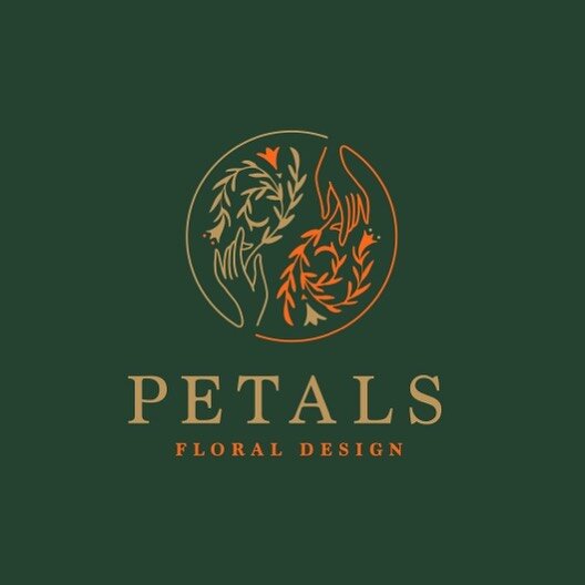 New identity for Petals Floral Design. Concept demonstrates multiple things coming together to make one, celebrating unity &amp; diversity.
⠀⠀⠀⠀⠀⠀⠀⠀⠀
#brand #branding #identity #logo #graphicdesign #logodesign #vermont #moderatebreezedesign