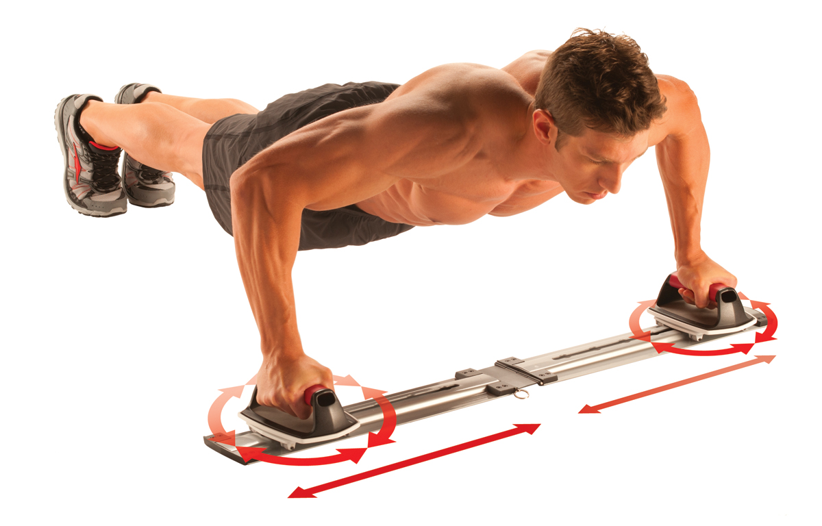 The Rip Deck, a rotational push up system.