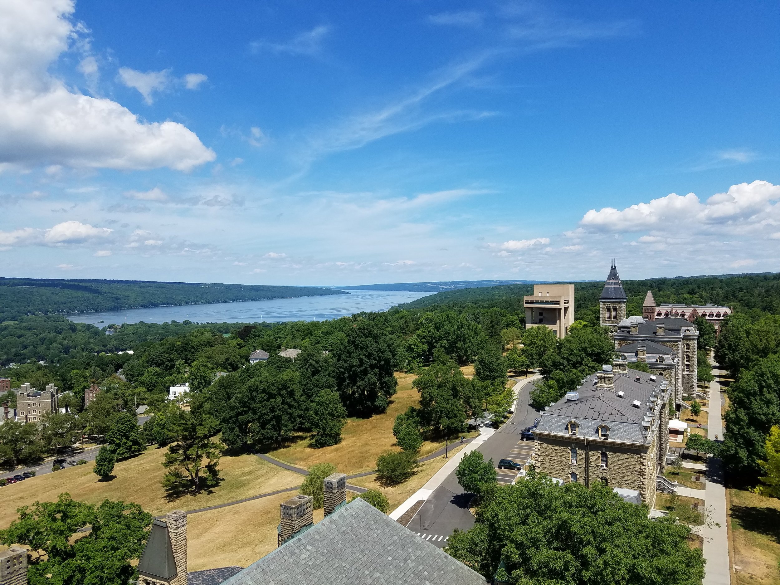 Far above cayuga's waters
