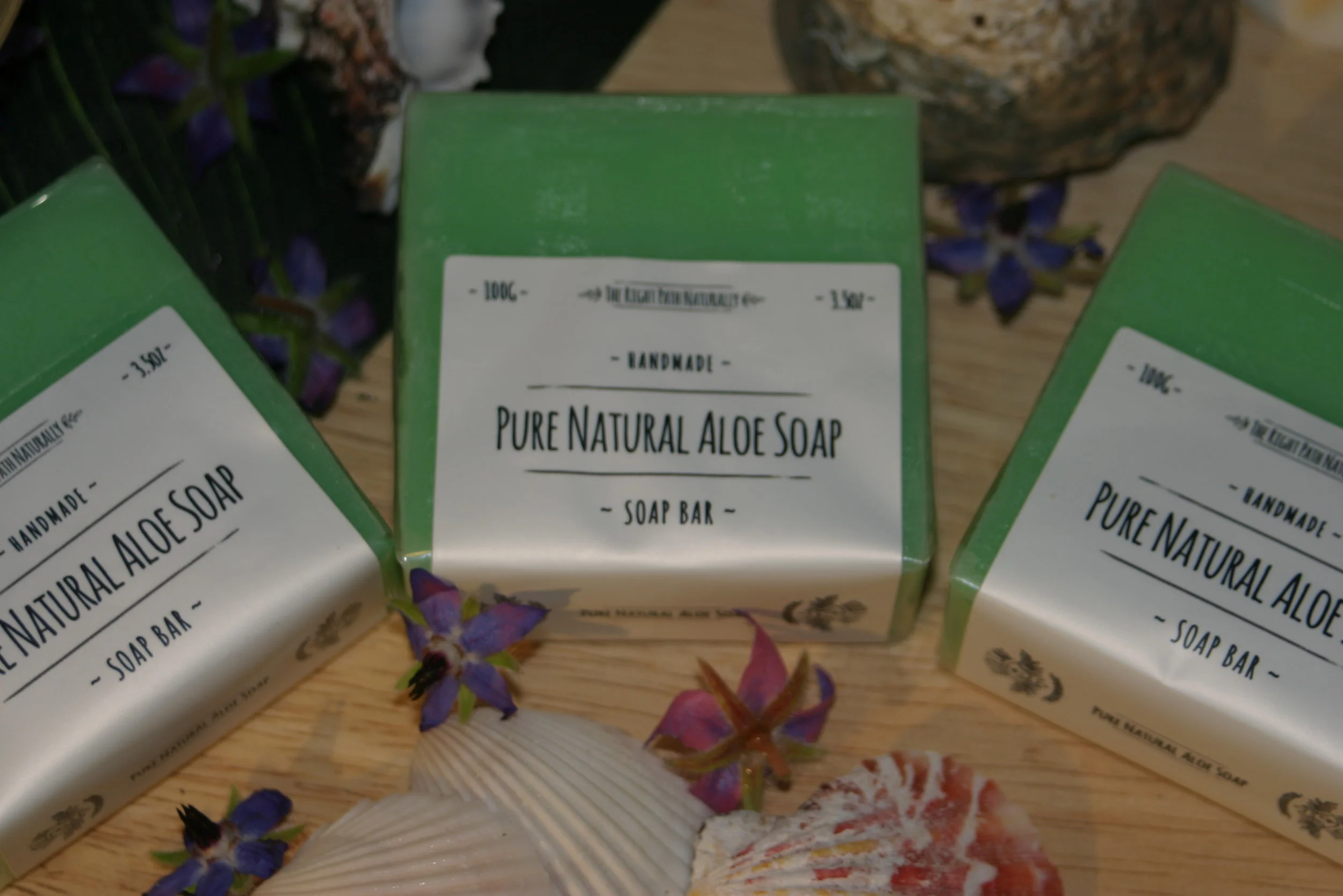 Pure Natural Aloe Soap (Handmade)
