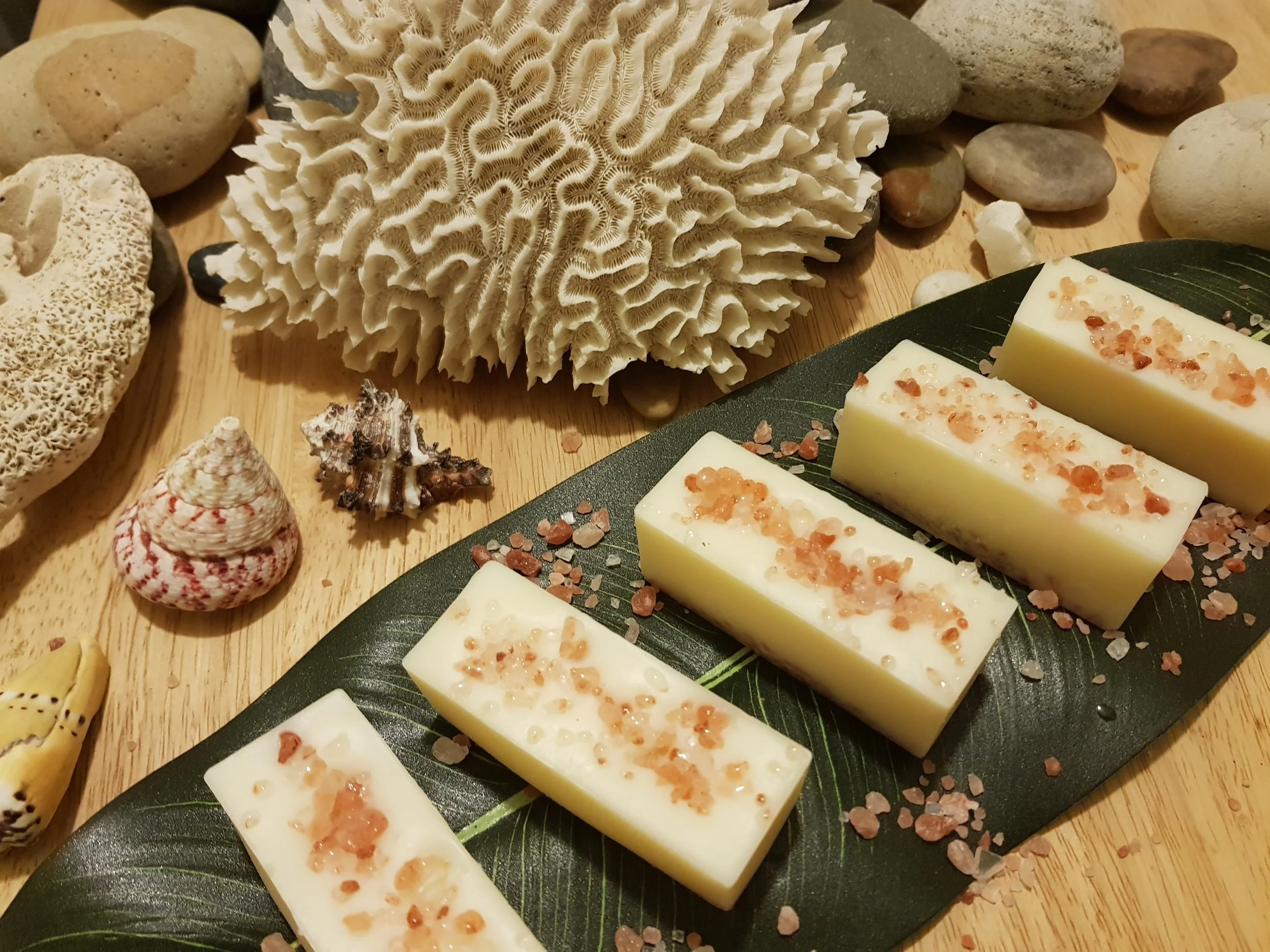 Organic Lemon Treescake Body Scrub Bar (Handmade)