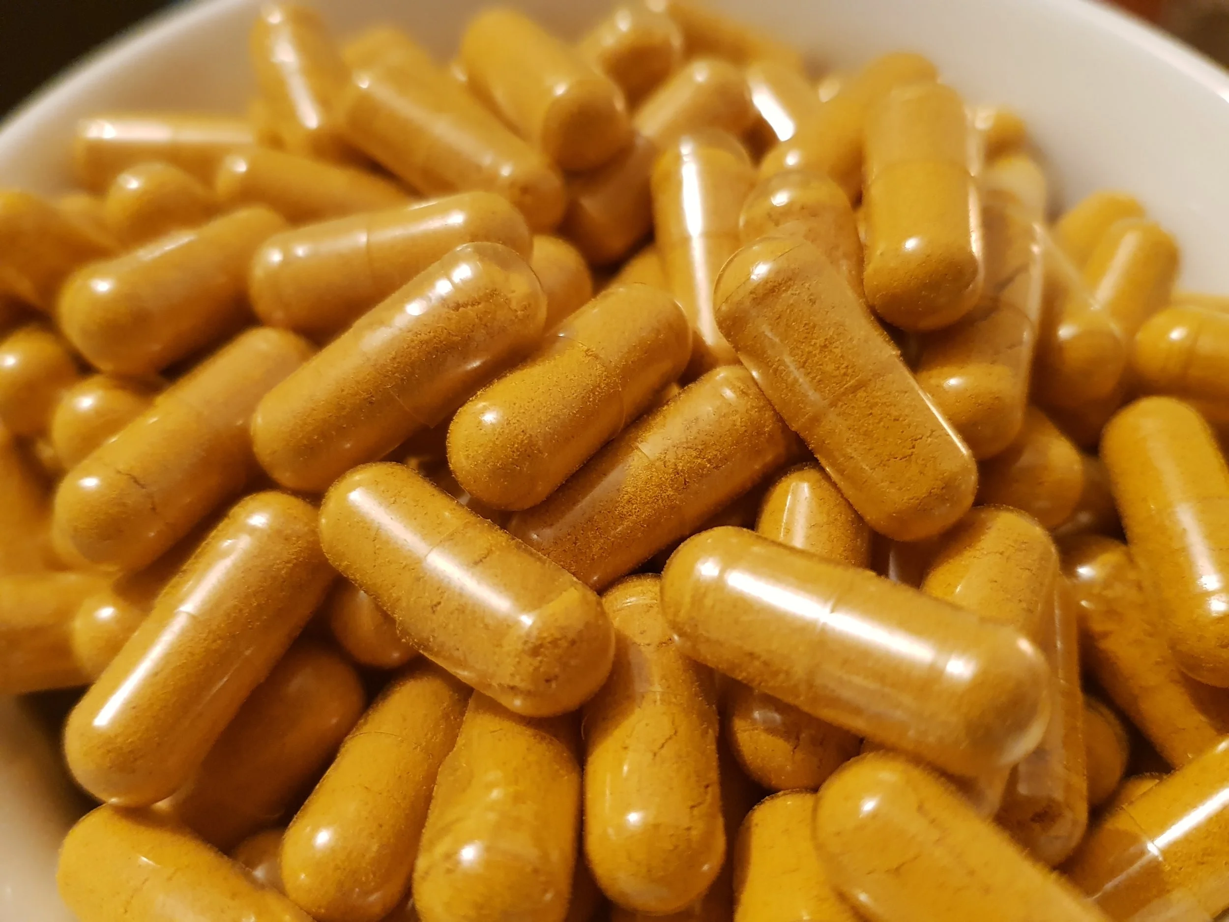Organic Turmeric (Curcuma longa) 600mg Vegan Capsules