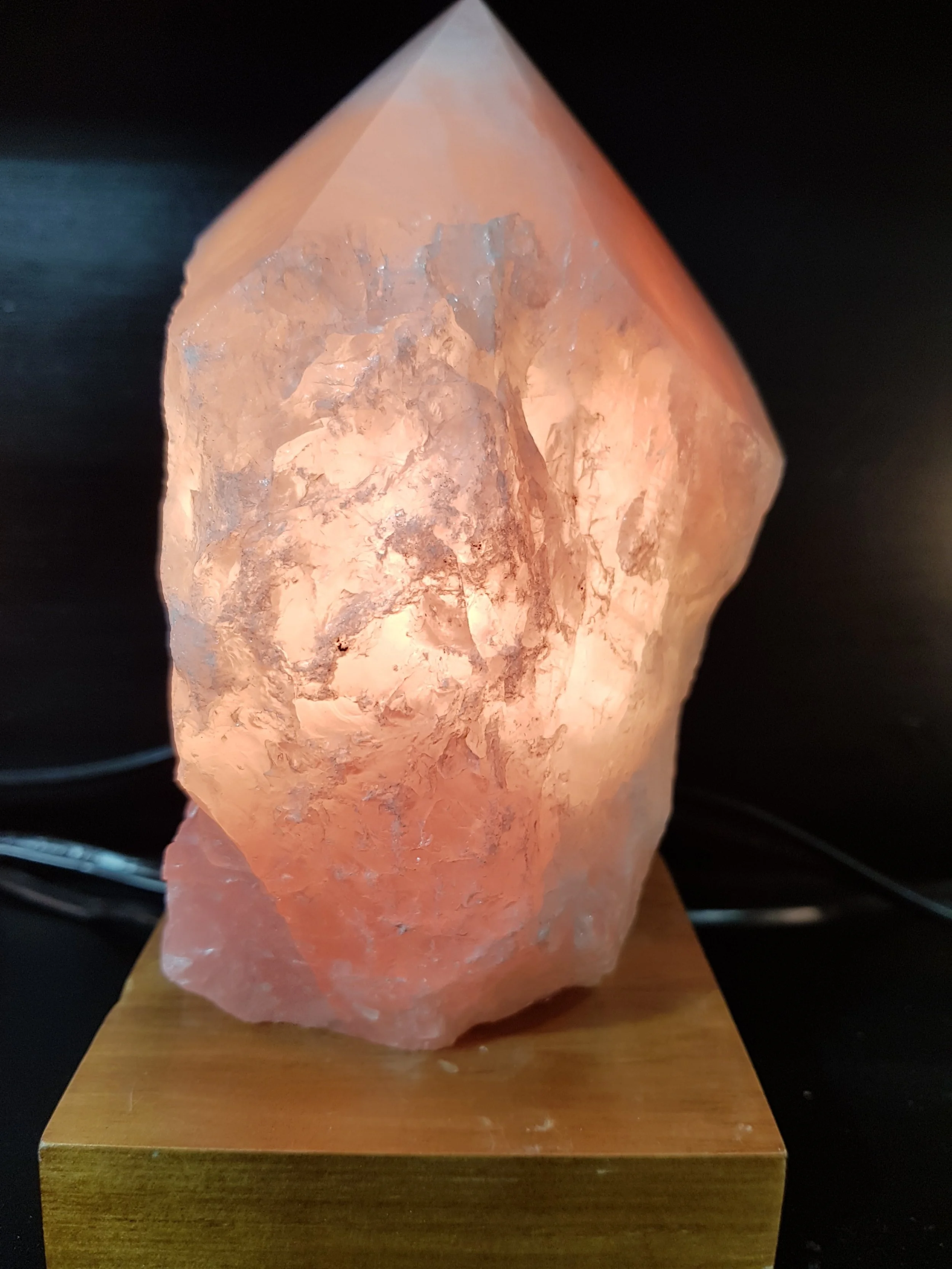 Rose Quartz Lamp