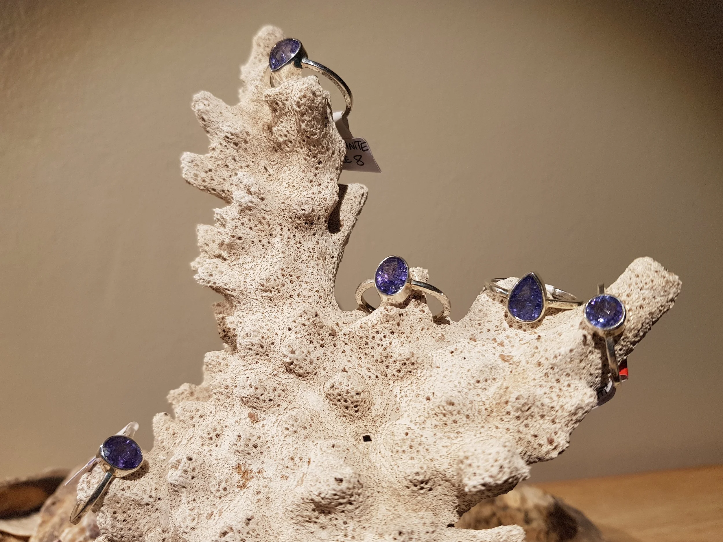 Sterling Silver Tanzanite Rings