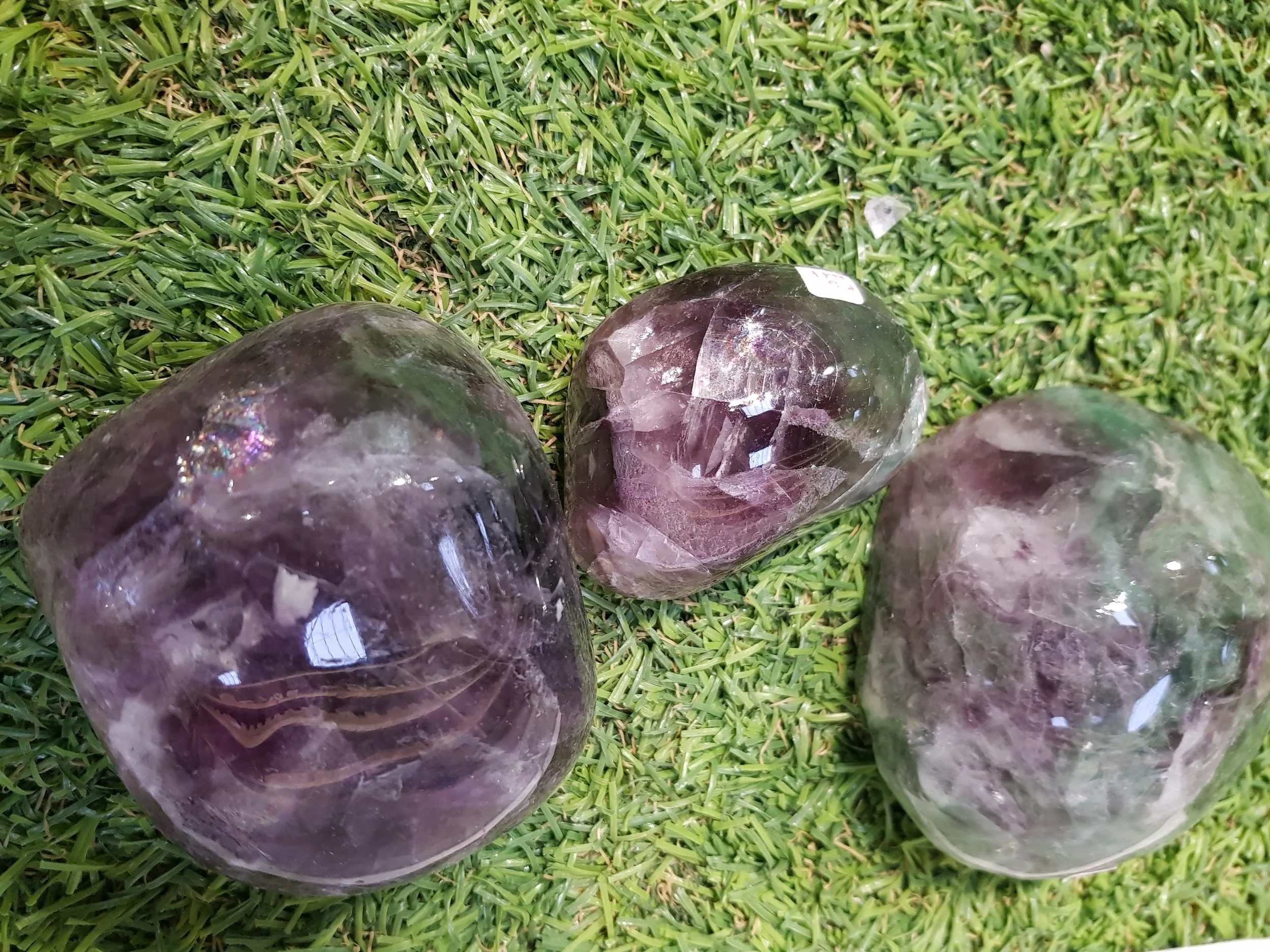 Rainbow Flourite Crystal Paperweights