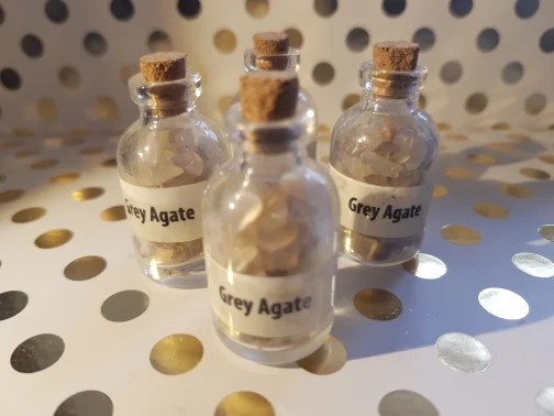 Grey Agate In Bottle (Small)
