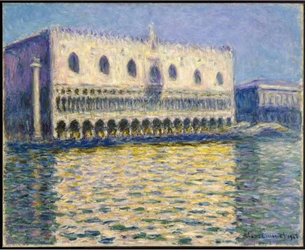 Claude Monet, The Doge's Palace, (1908), Brooklyn Museum