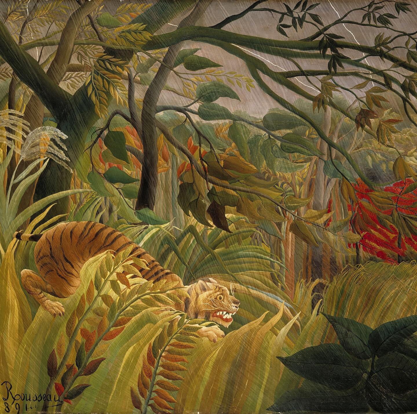 #tiger @nhm_wpy #henrirousseau versus #mothernature #arteverywhere