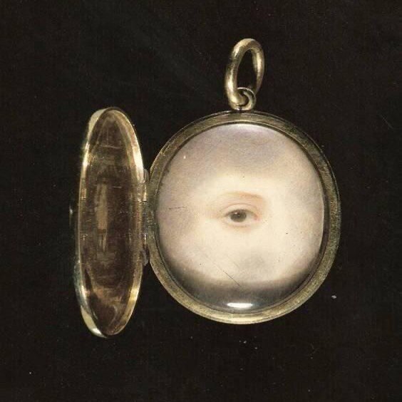 #richardcosway #miniaturepainting Mrs Fitzherbert&rsquo;s Eye, 1786. Working on  a lecture about miniatures and couldn&rsquo;t resist posting this.