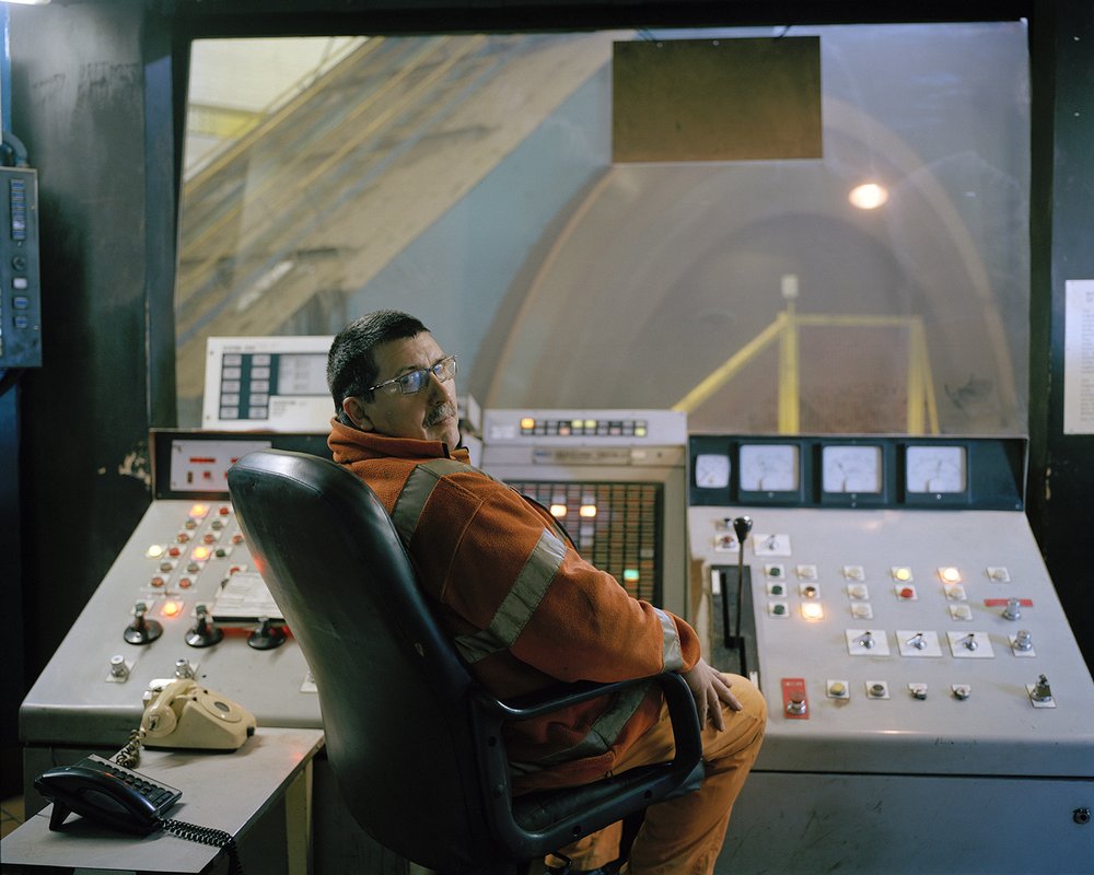 Dave Ramsdale, Winding House, Thoresby Colliery, Nottinghamshire.