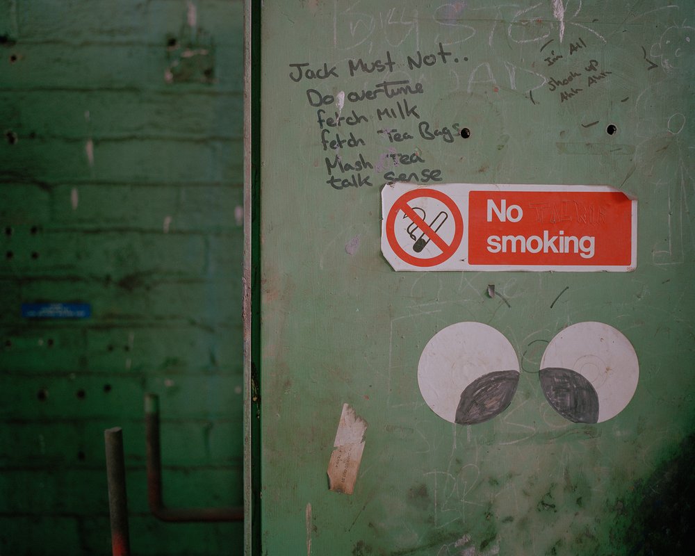 My Father's old work locker, Thoresby Colliery, Nottinghamshire.