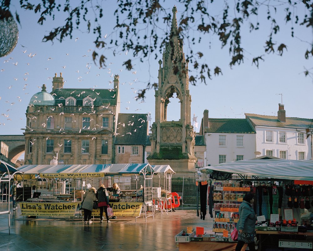 Mansfield Marketplace, Nottinghamshire.