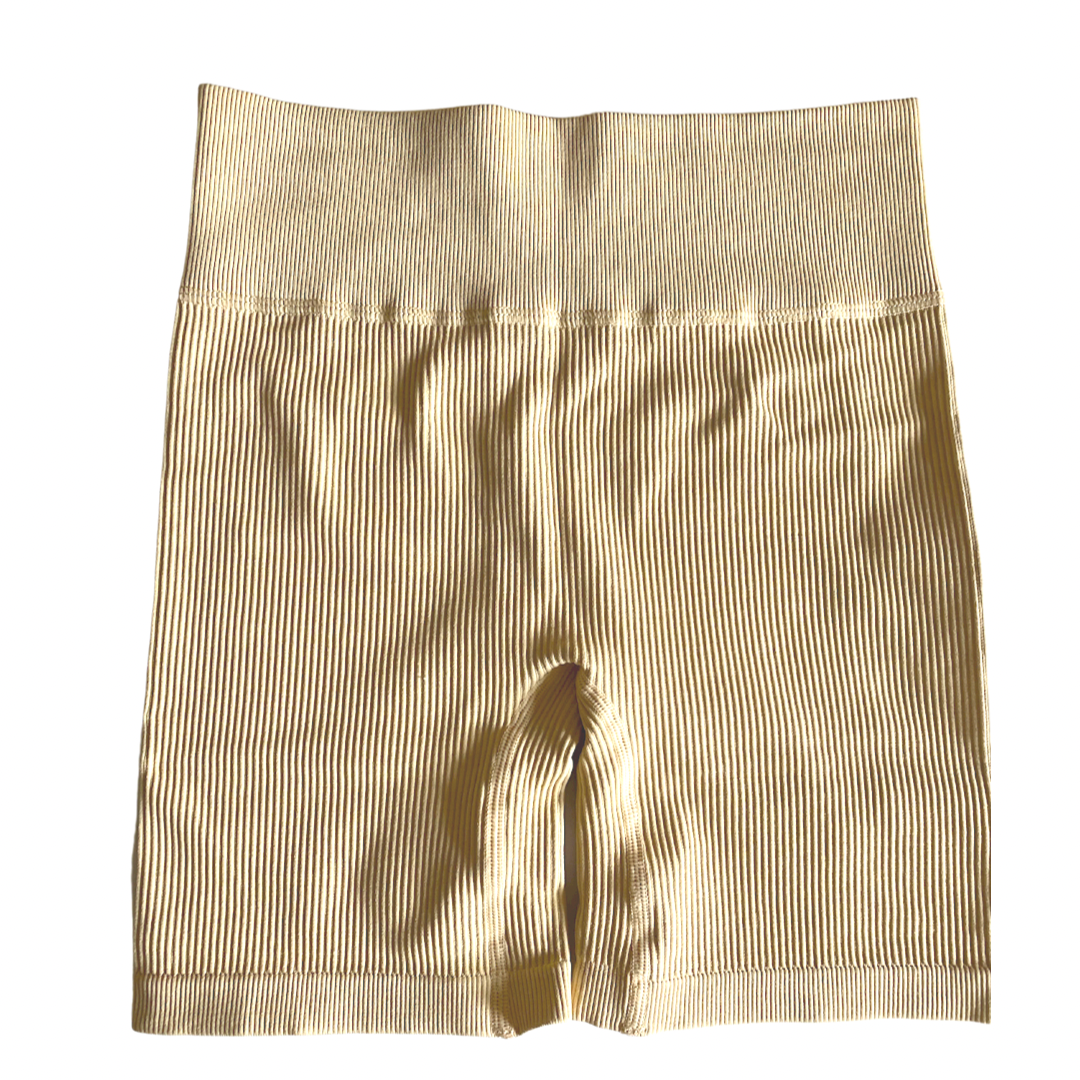 ribbed Yoga Short Set perfect for summer workouts