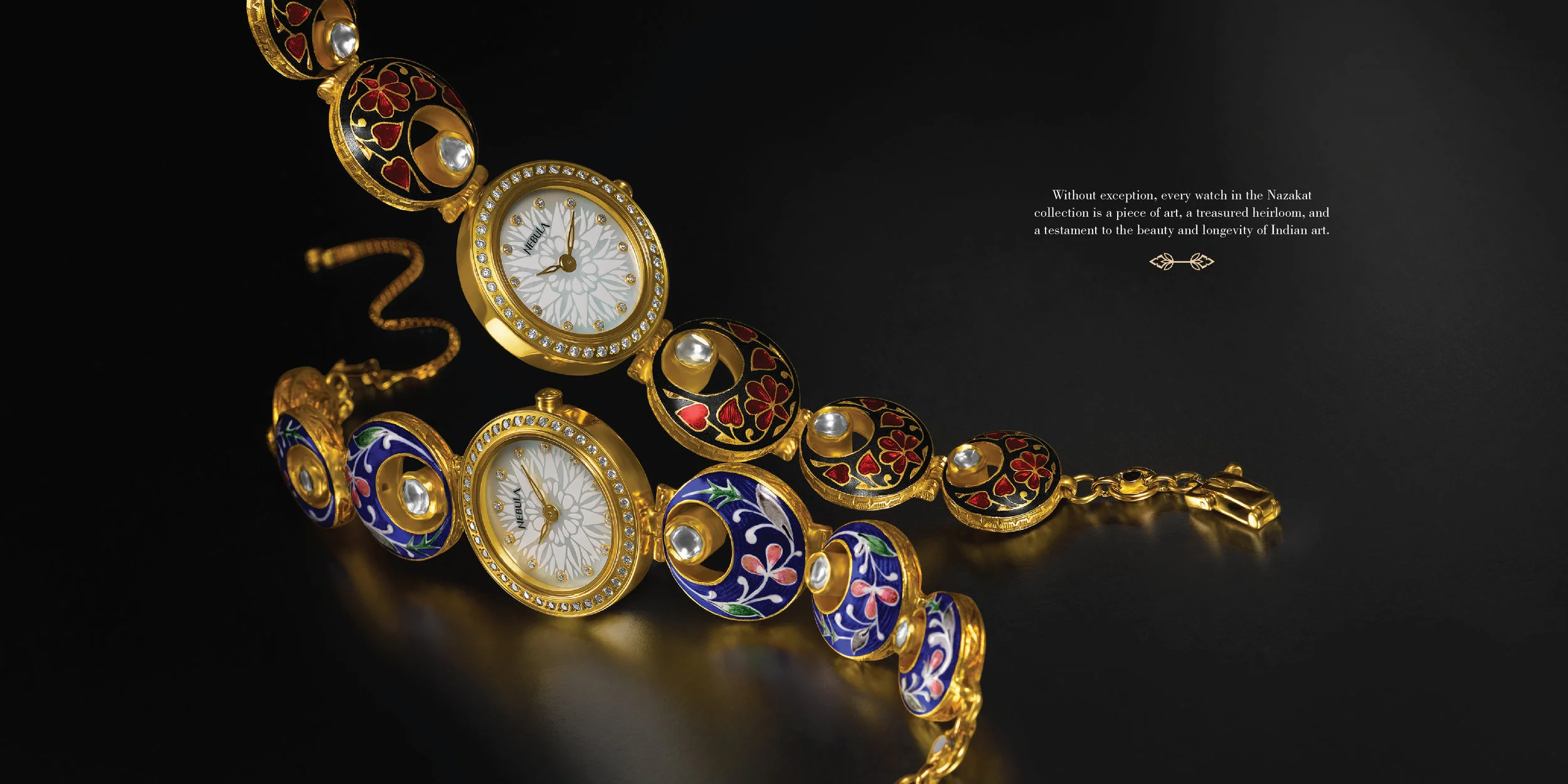 Pure Gold Titan Nebula Calligraphy Collection Titan Nebula New