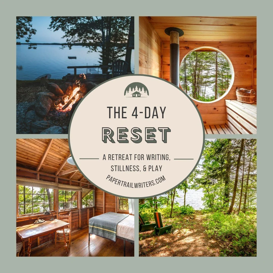 Hello friends - I wanted to share a wonderful opportunity for a writing retreat this summer. My colleague and friend Jeannette Eaton @papertrailwriters is hosting an amazing four-day reset in August that combines focused writing sessions, time to unw