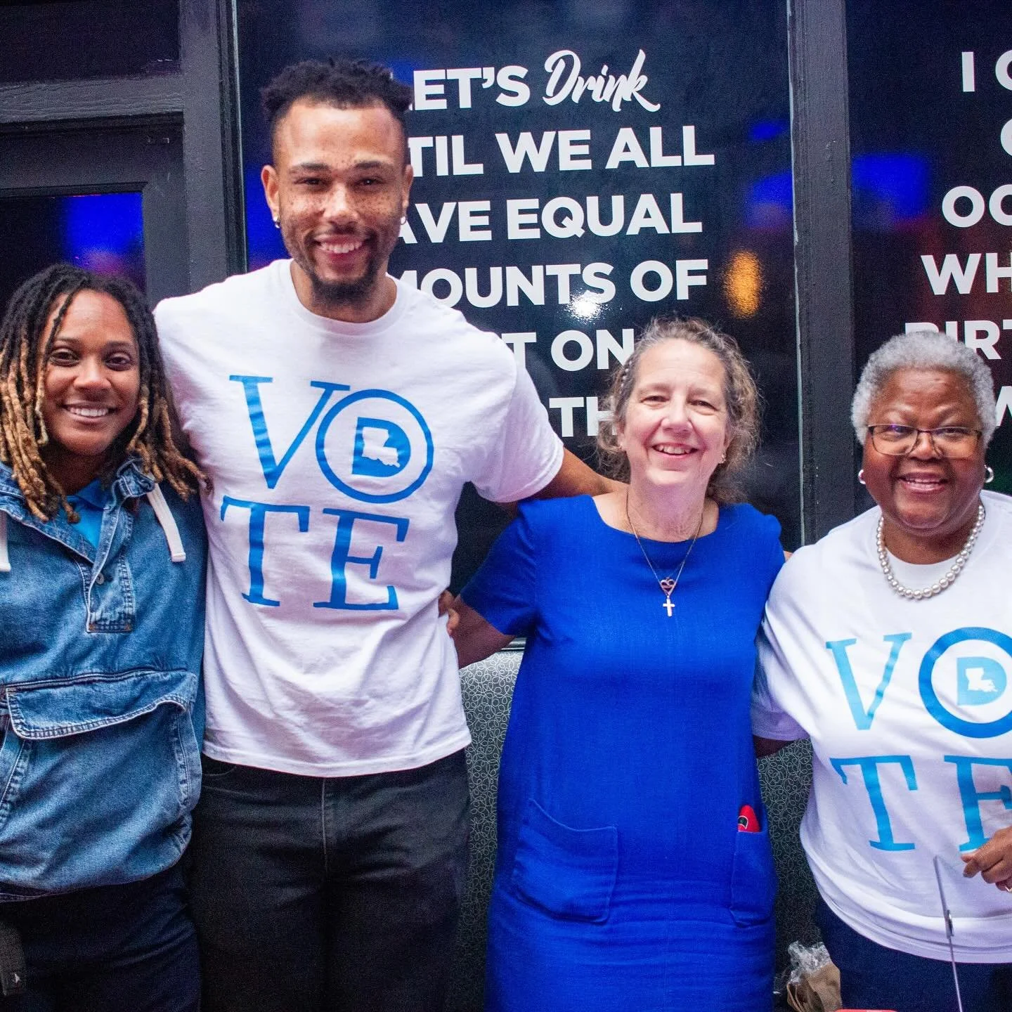 A few candid moments from our Vice Presidential Debate Watch Party! It was a fantastic time, and we&rsquo;re excited for our upcoming event this weekend, specially curated for our Young Democrats in Jefferson and surrounding parishes. Check out more 