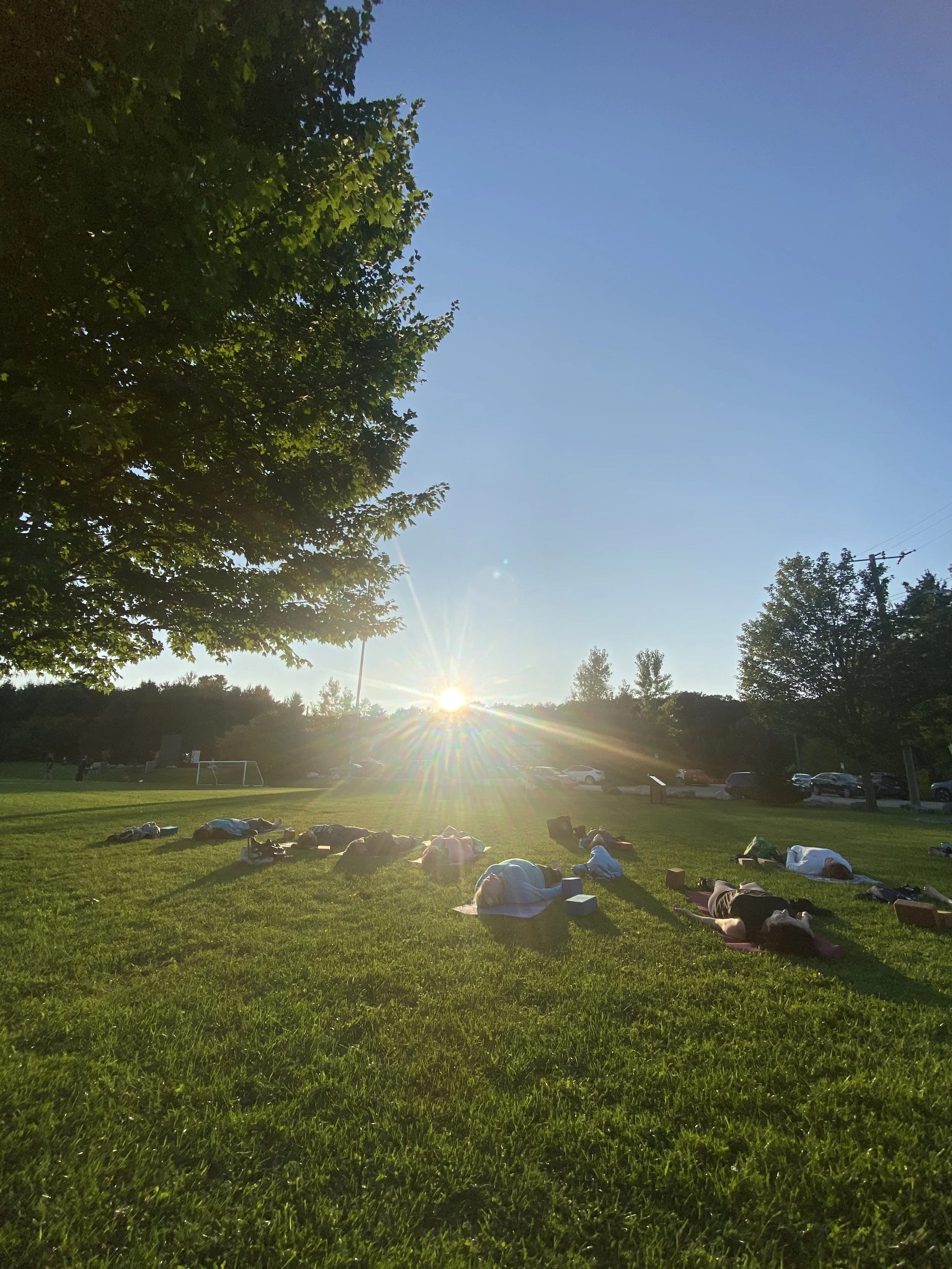 CATurday Outdoor Yoga in Chelsea