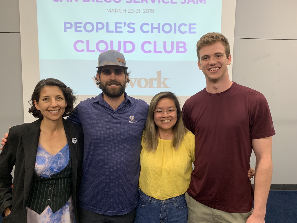 FROM LEFT: Paula Intravaia, Jed Robinson, Nancy Zheng, Stephan Somers