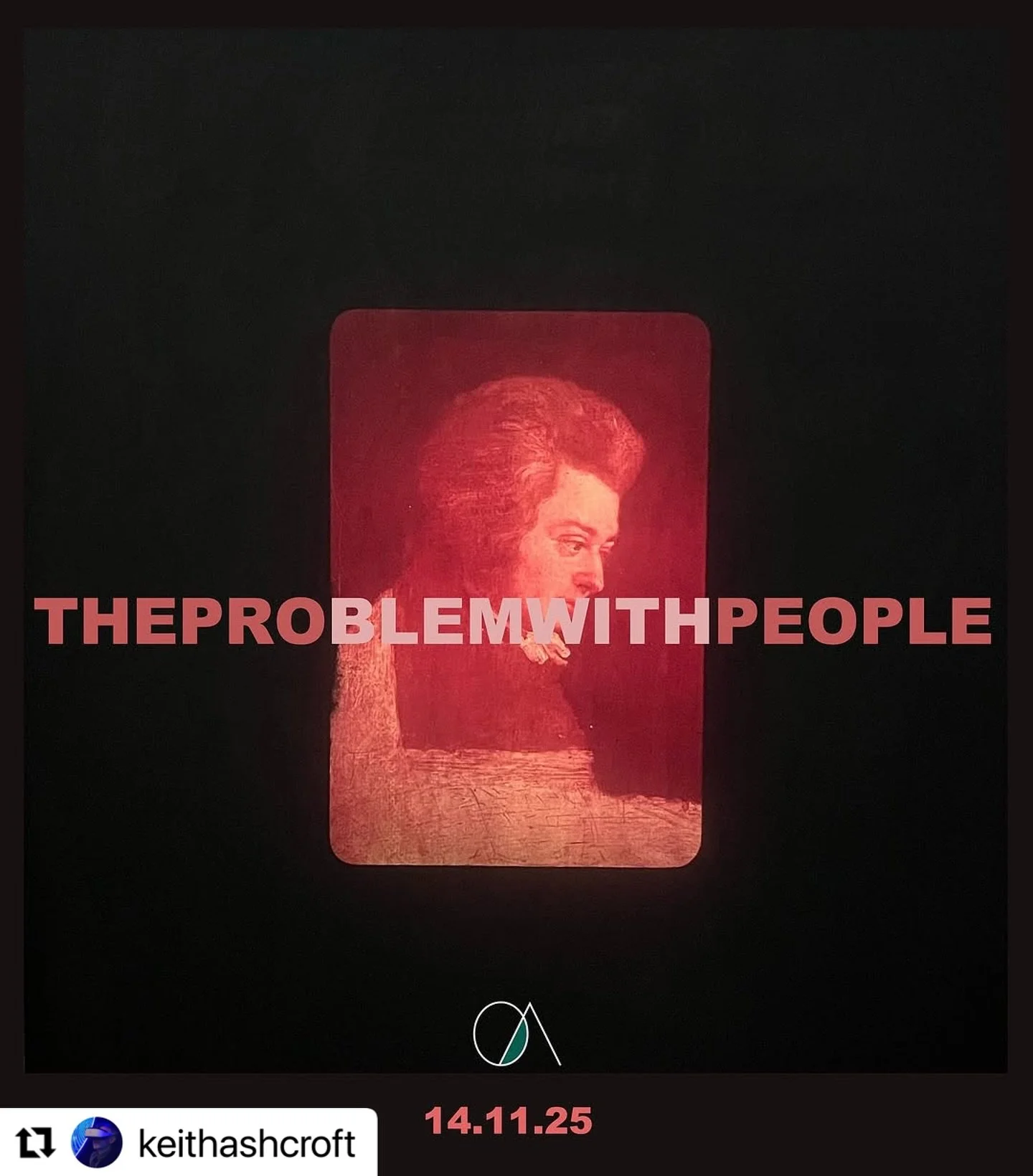 Coming soon, this Nov&hellip;
.
#Repost @keithashcroft
・・・
@oceansapartgallery 

THE PROBLEM WITH PEOPLE

PV: Fri 14th Nov, 6-9pm. All welcome. 
Exhibition continues until 6th Dec, by appt.

The Problem with People is an exhibition of 18 painters, fo