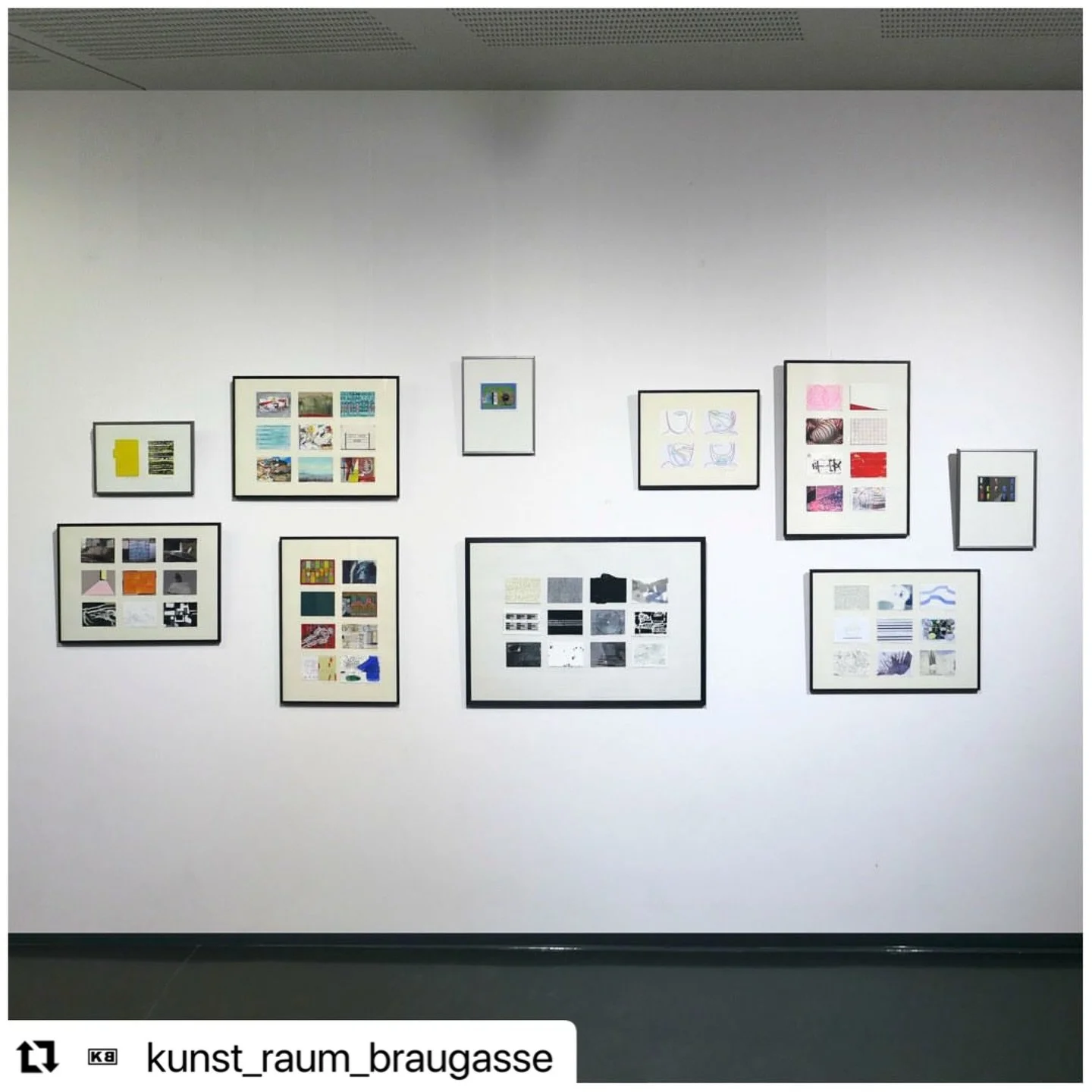 One week on, images from the Opening of #TenYearsBefore the double exhibition with Notations from Harriet Gro&szlig; (Berlin) &amp; the group exhibition &ldquo;Compositions&rdquo;. Thank you @michael_kruscha fun to be involved! 
.
On view thru March,