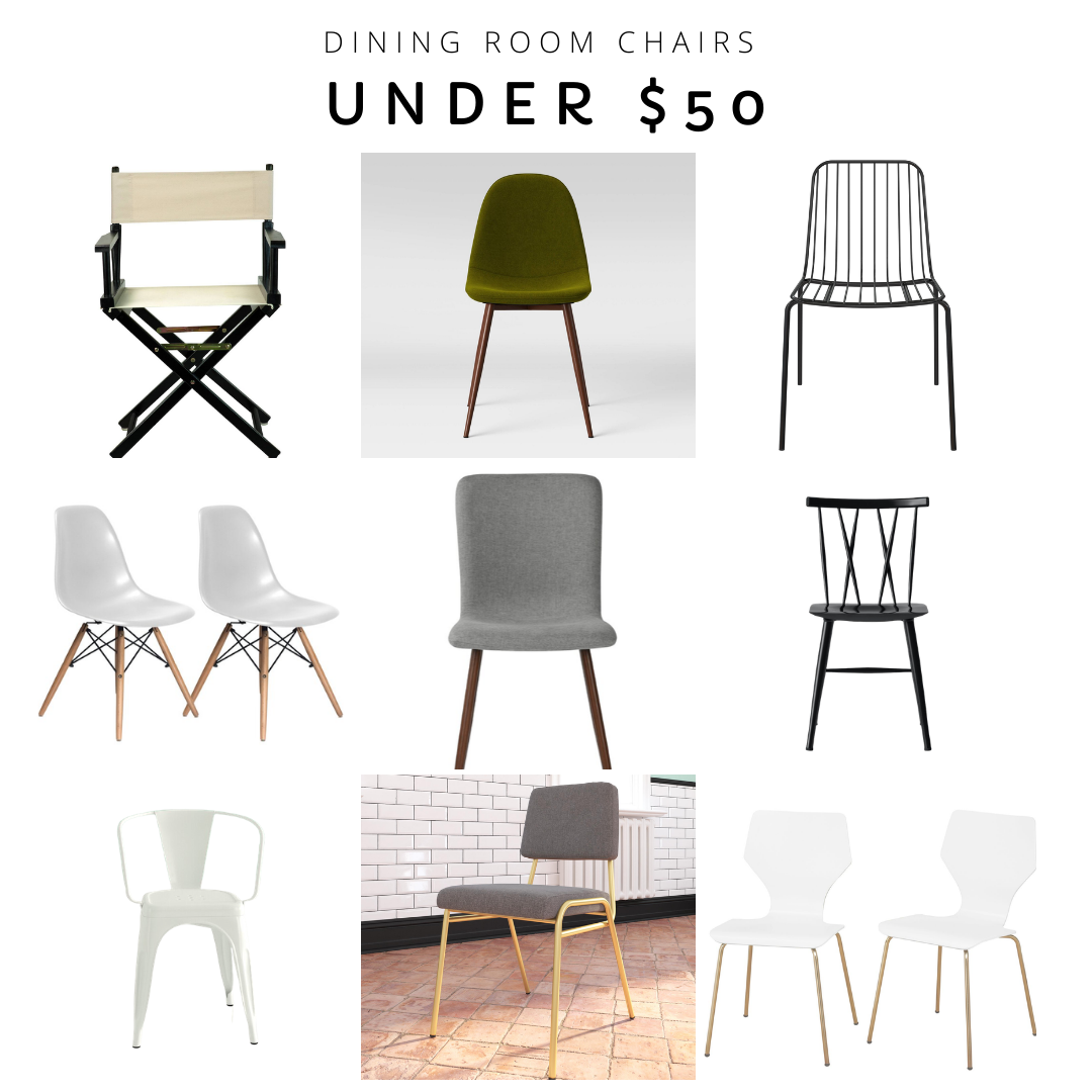 Dining Room Chairs under $50!!!