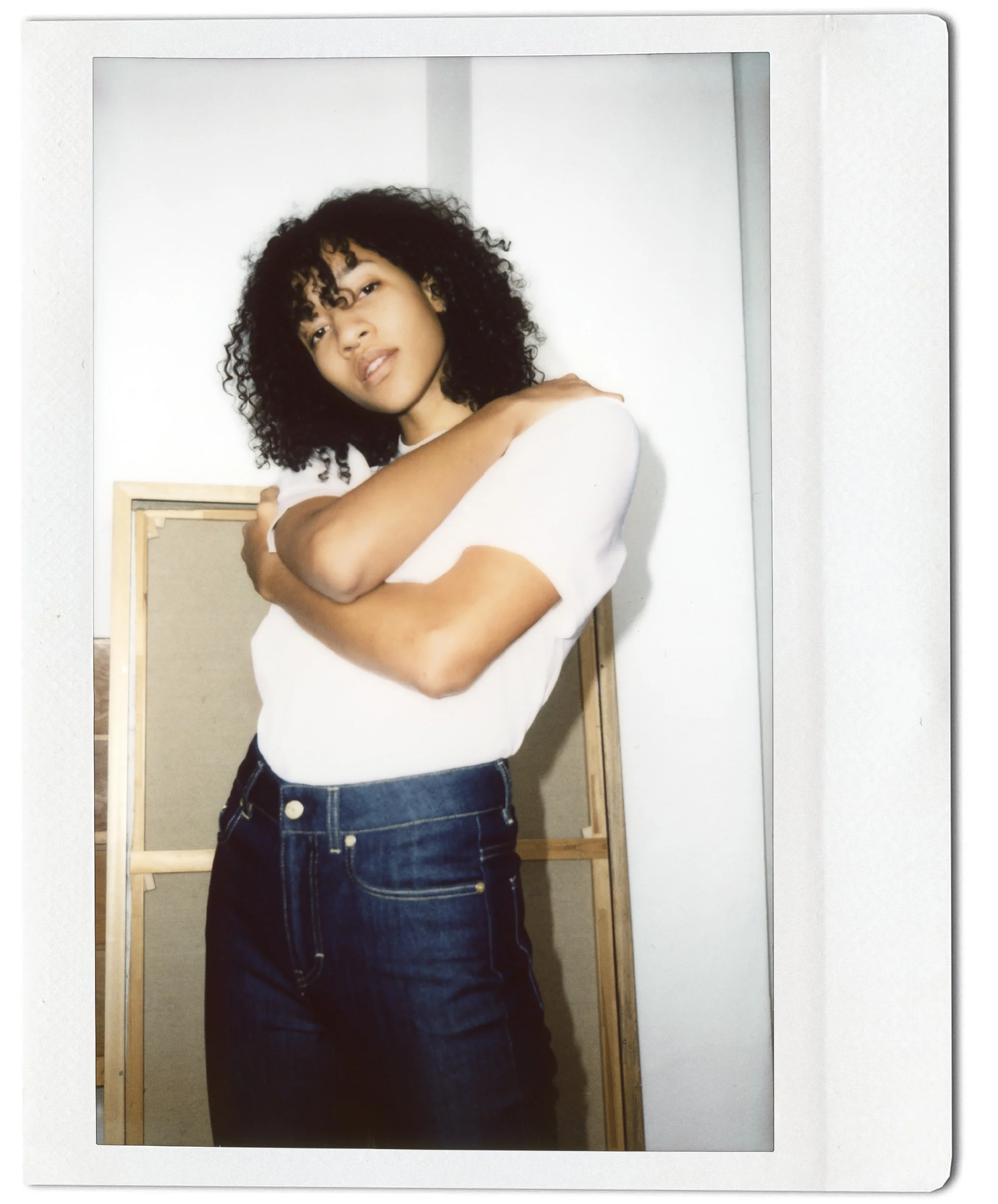  Denim campaign for Filippa K. Model Kindima Bah, casting and photography by Mathilda Orczykowska.  