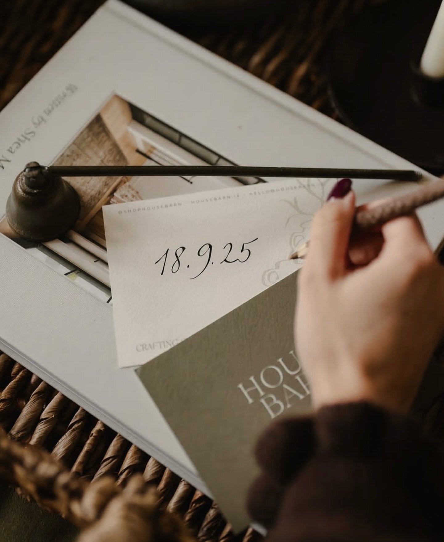 2/3 - The day @shophousebarn stepped into the world. For House Barn, the brand experience was never just about how it looks on screen. It was about how it feels in the hands of the customer.

From icon-patterned tissue paper and hand-finished wax sea