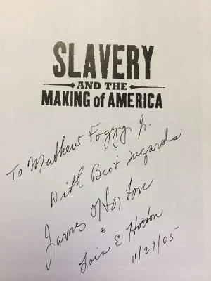 African American History is American History; Mourning the Loss of Dr. James Oliver Horton