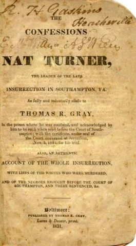 Nat Turner and Unpaid Labor’s Spiritual Contribution