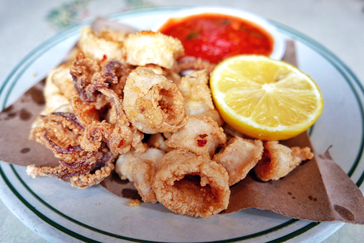 Fried Calamari with Marinara Sauce 