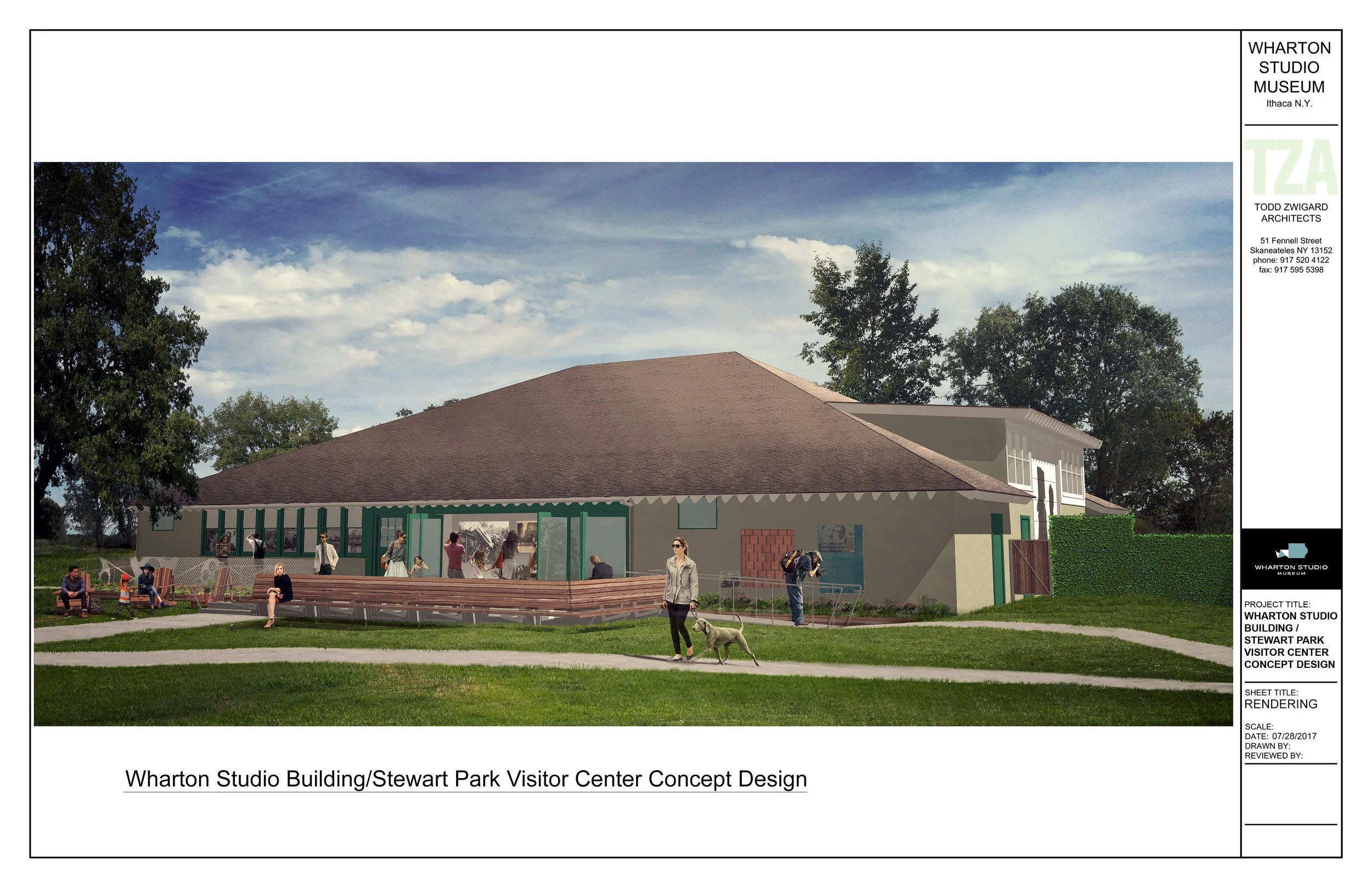 Rendering of Wharton Studio Building Visitor Center August 2017.jpg