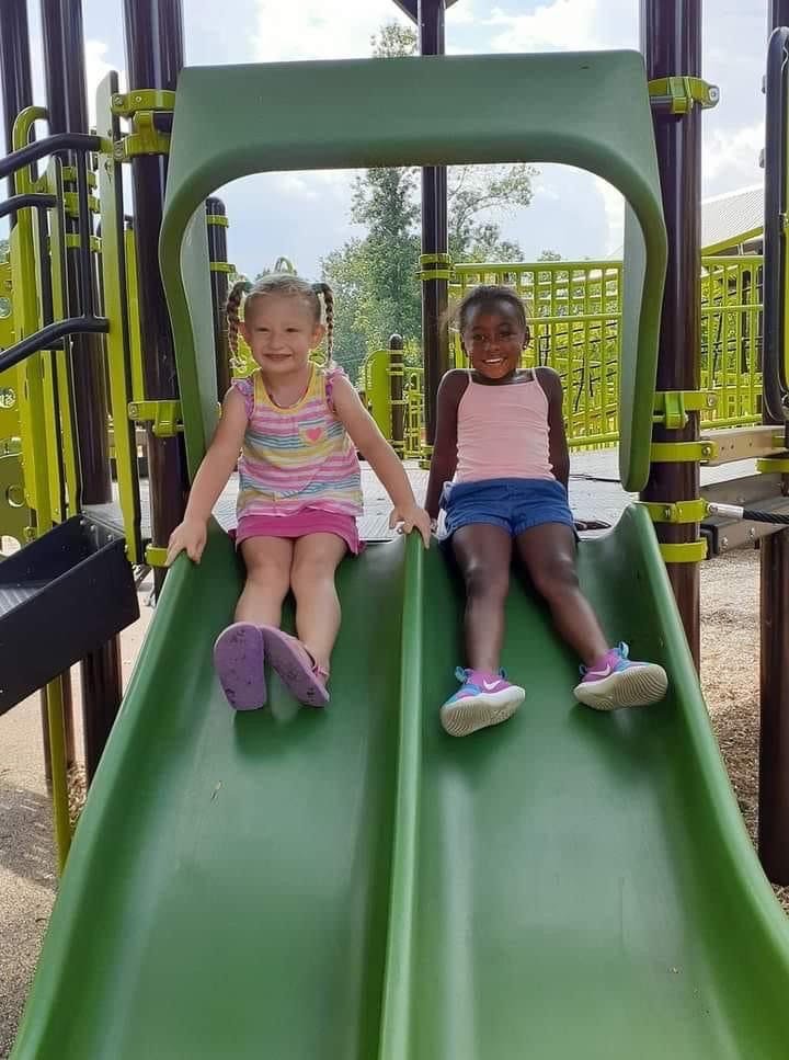 children playing in the park