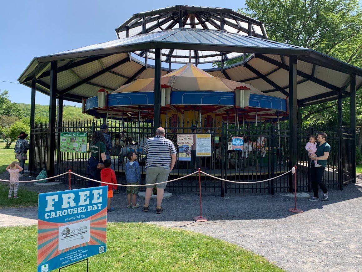 Free Carousel Days every weekend in June Sponsored by Canopy by Hilton Ithaca Downtown, Hampton Inn Ithaca, Fairfield by Marriott Inn &amp; Suites Ithaca