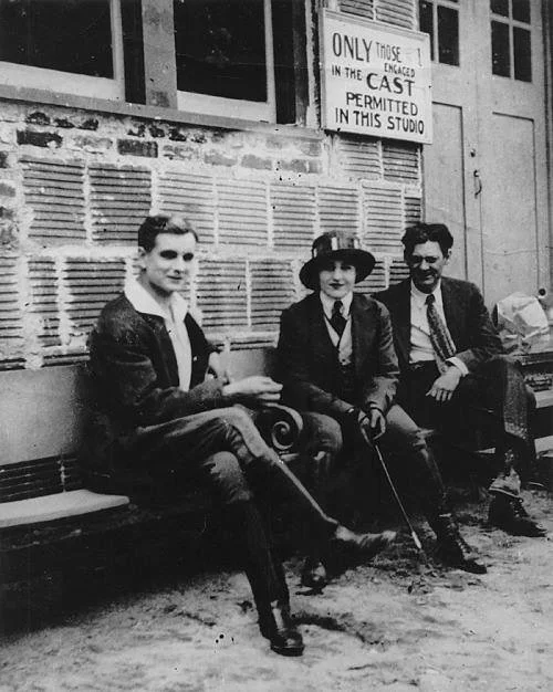 actors outside wharton doors.jpg