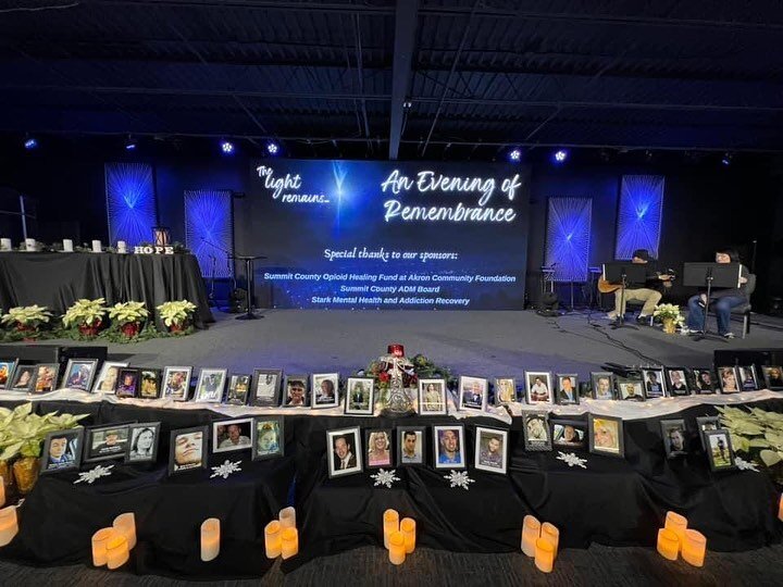 Last night Hope United and our grief support group The Well hosted our annual Evening of Remembrance at Compass North Church in Akron. We honored and remembered the lives of 131 individuals who lost their lives to addiction or overdose. It was a beau