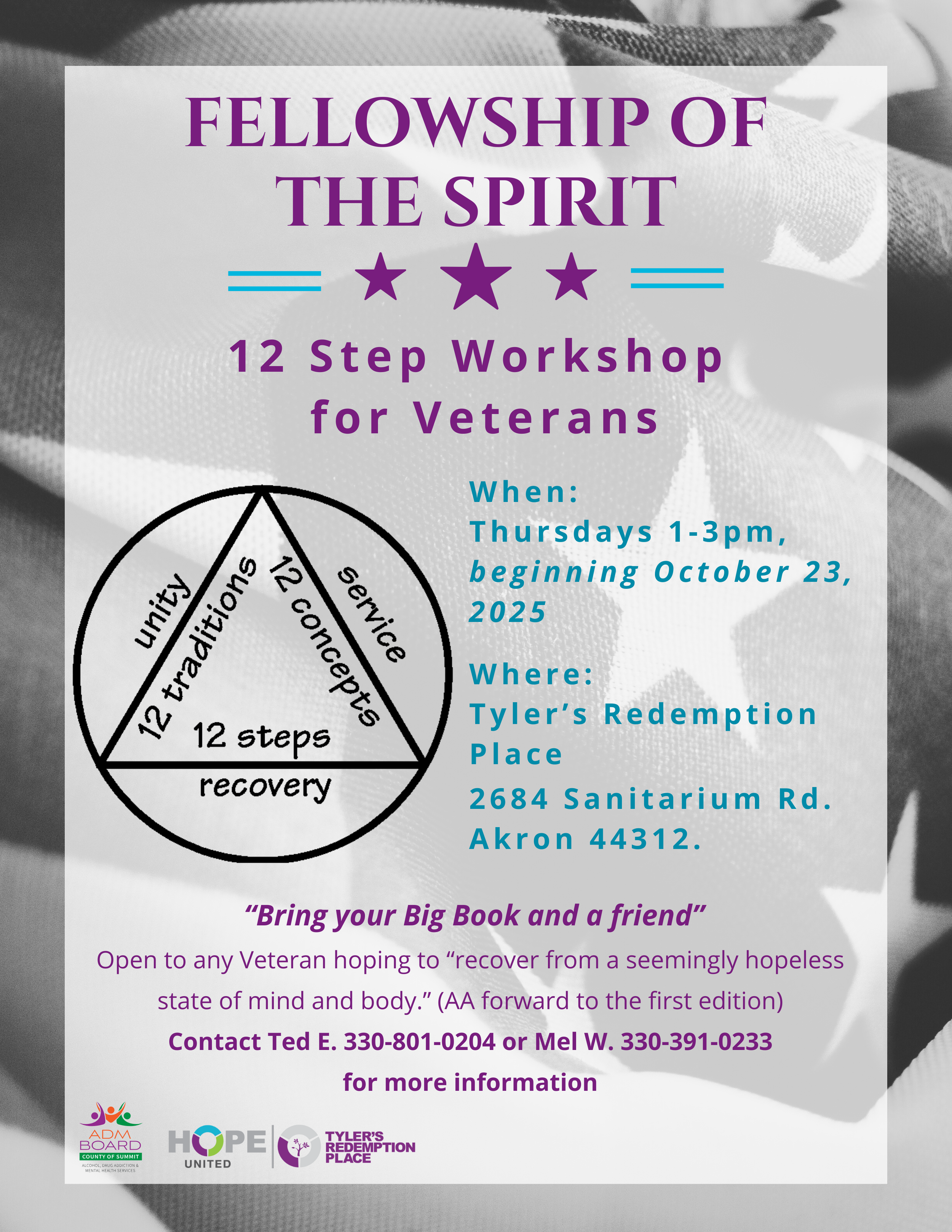 Fellowship of the Spirit | 12 Step Workshop for Veterans