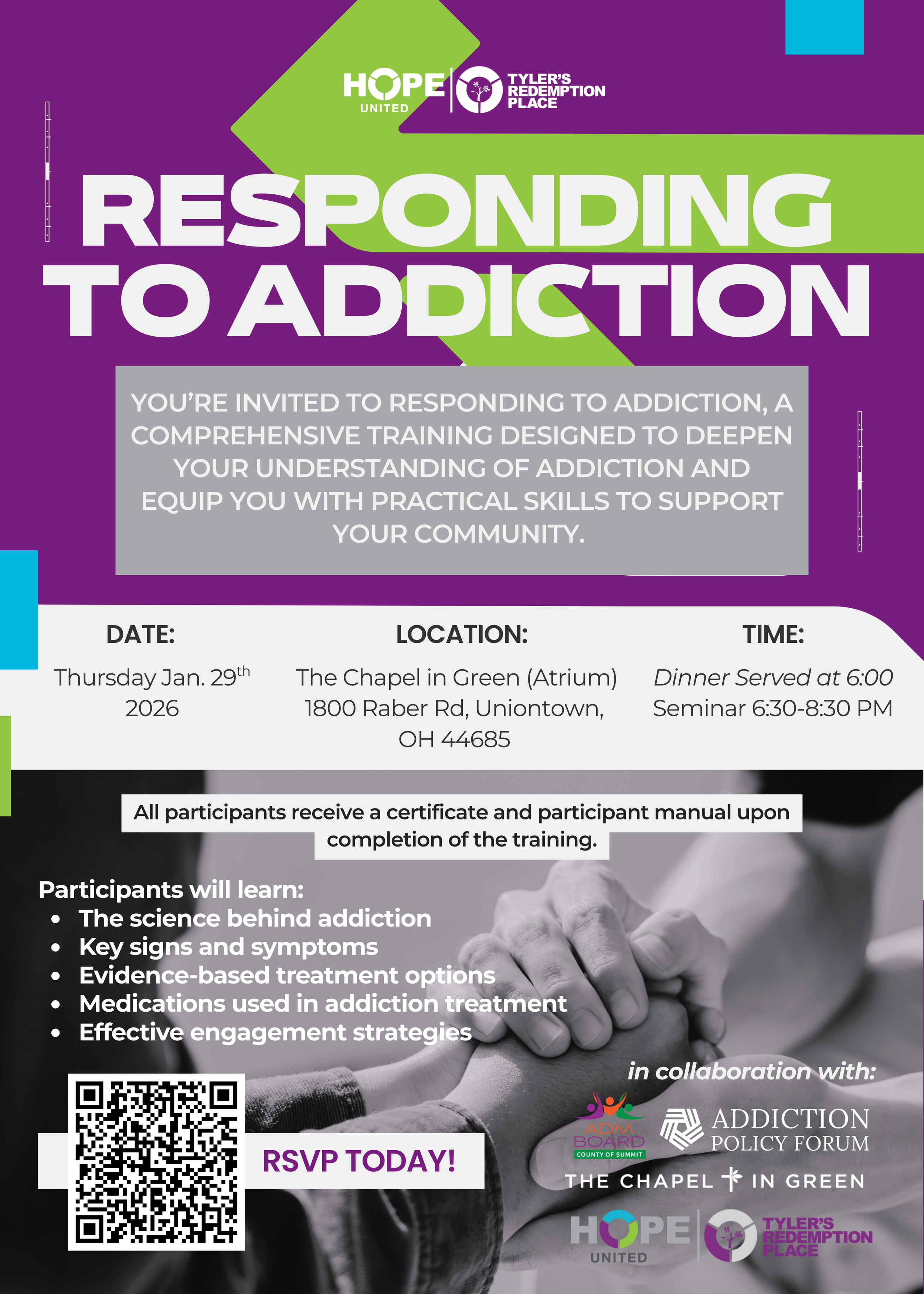Responding To Addiction Seminar (The Chapel in Green)