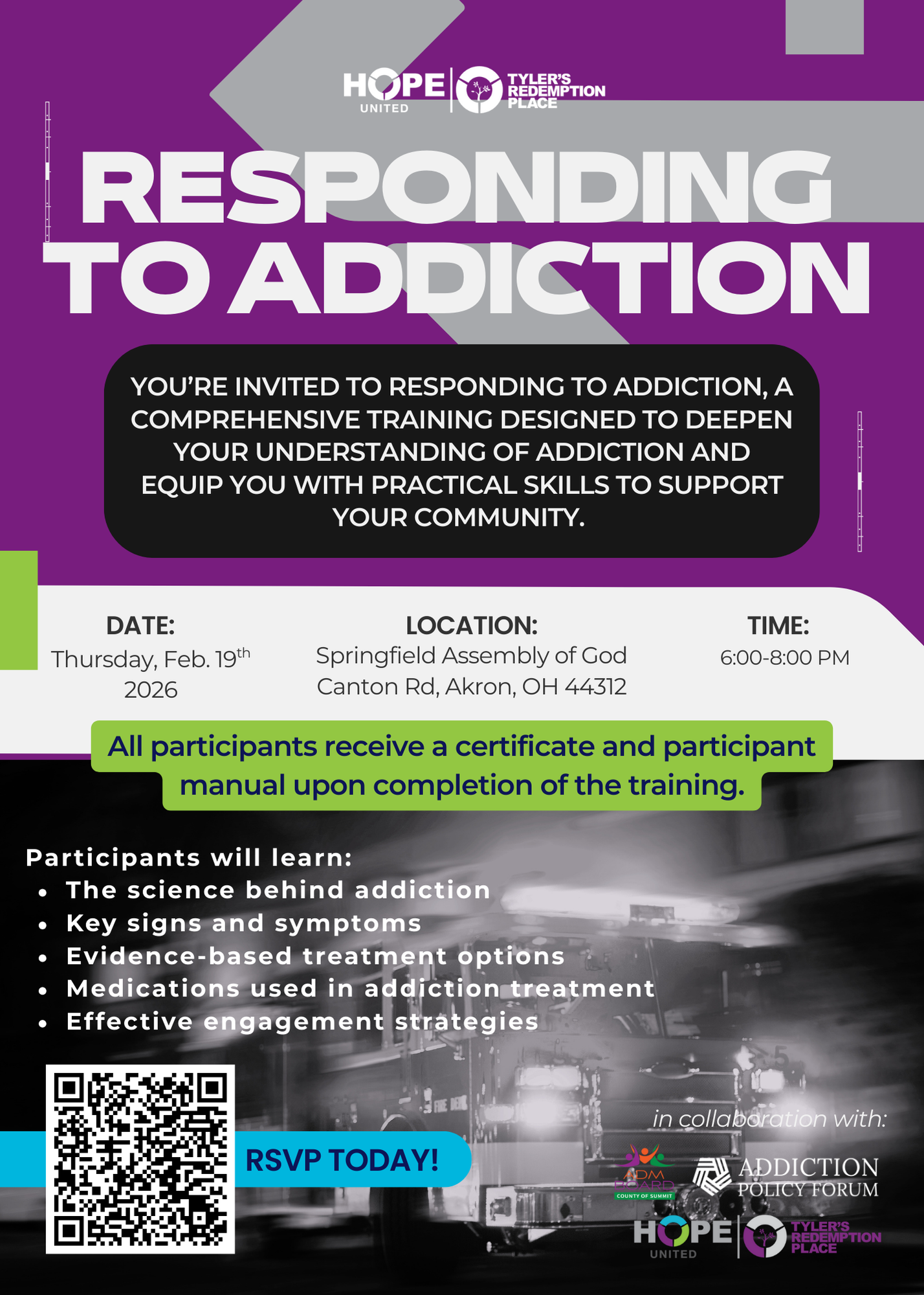 Responding To Addiction Seminar (Springfield Assembly of God)