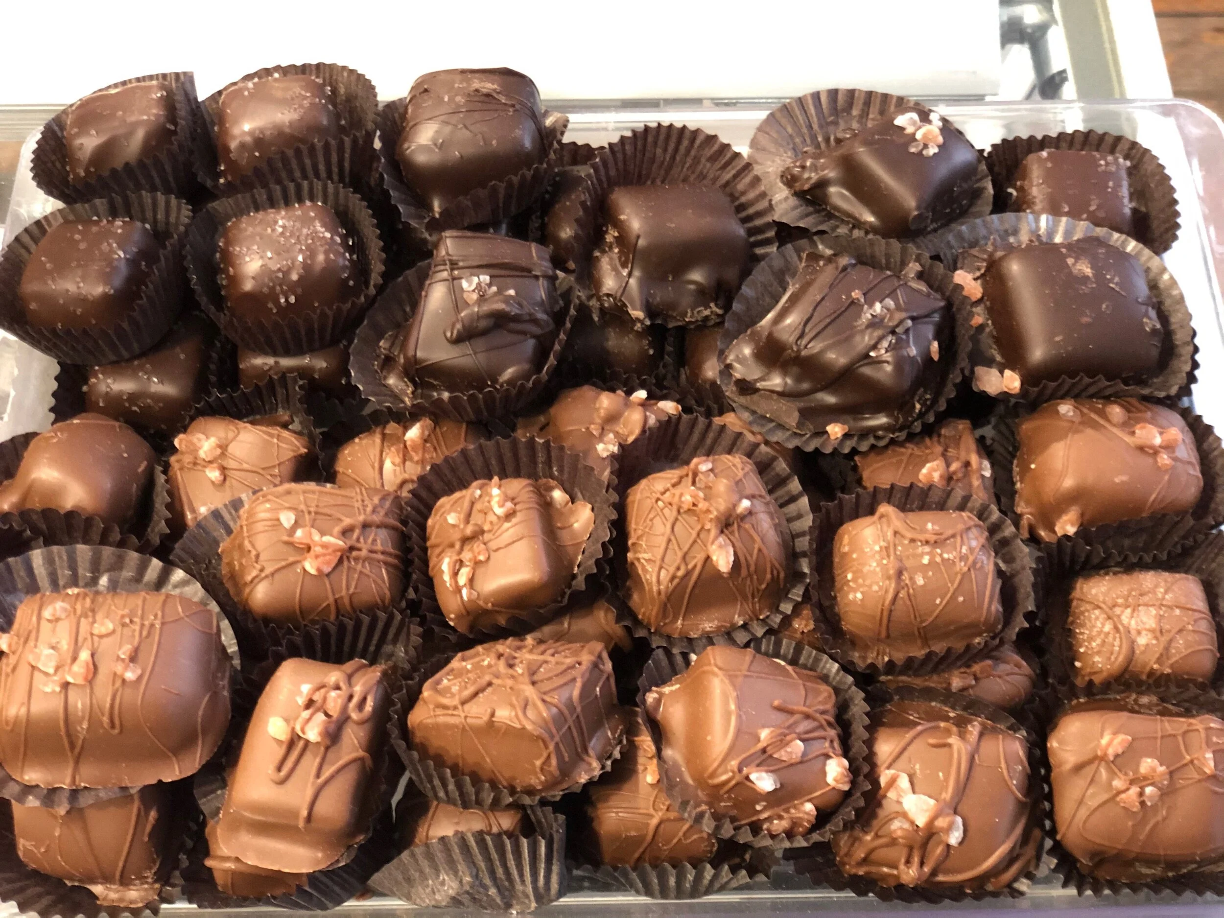 Milk or Dark Chocolate Vanilla Caramels with Sea Salt