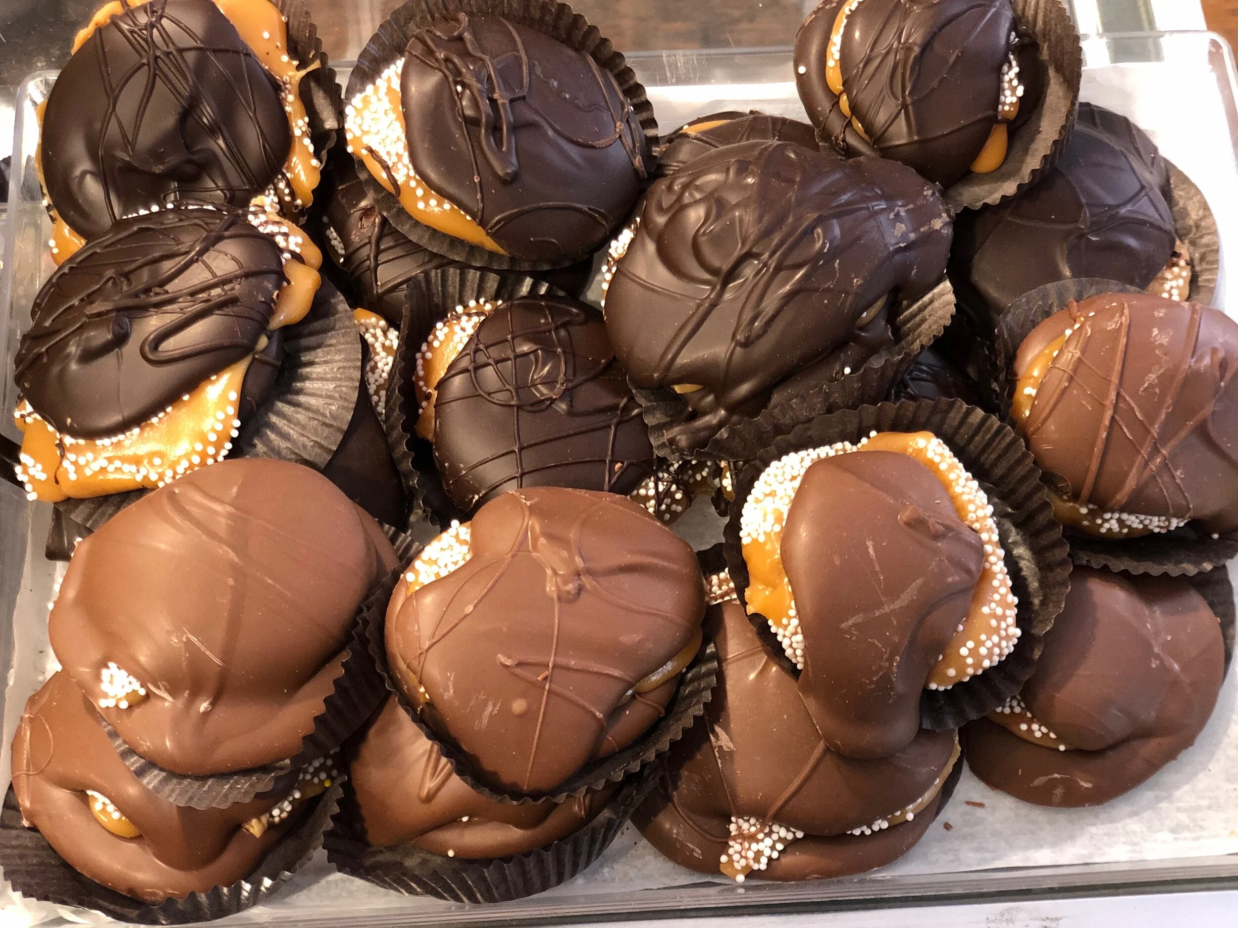 Non-Pariel Caramel Chocolate Turtles 