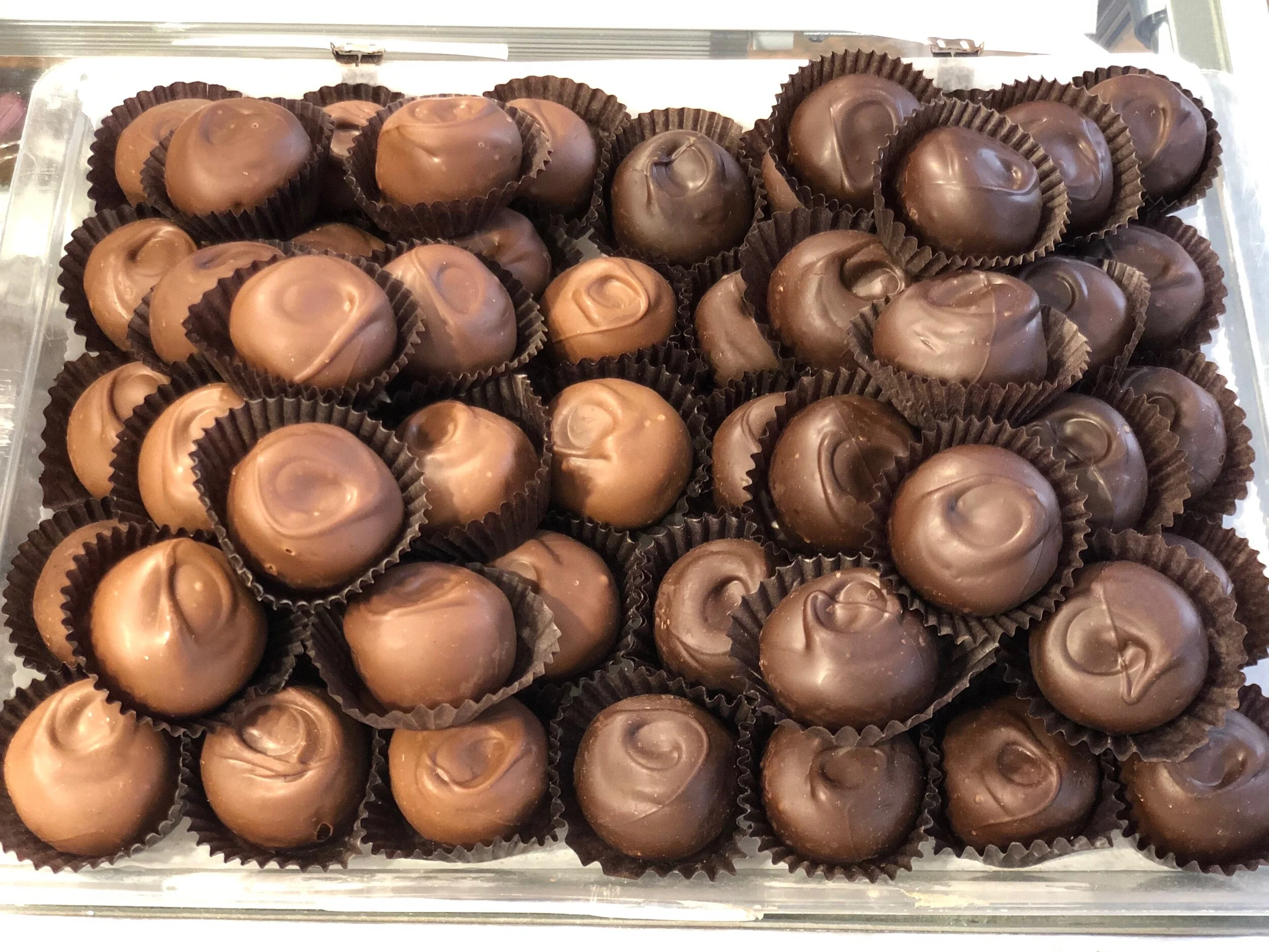  Plain Milk or Dark Chocolate Truffles 