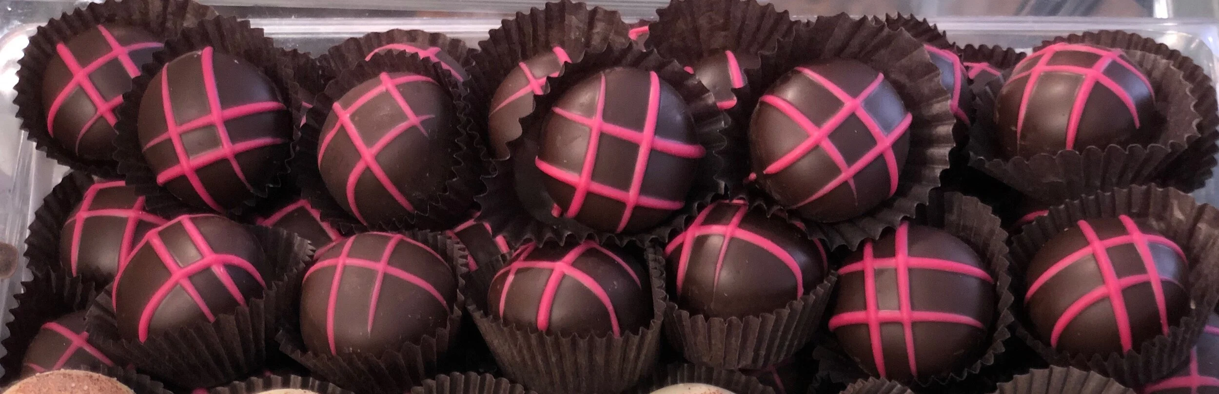 Dark Chocolate Raspberry Truffles