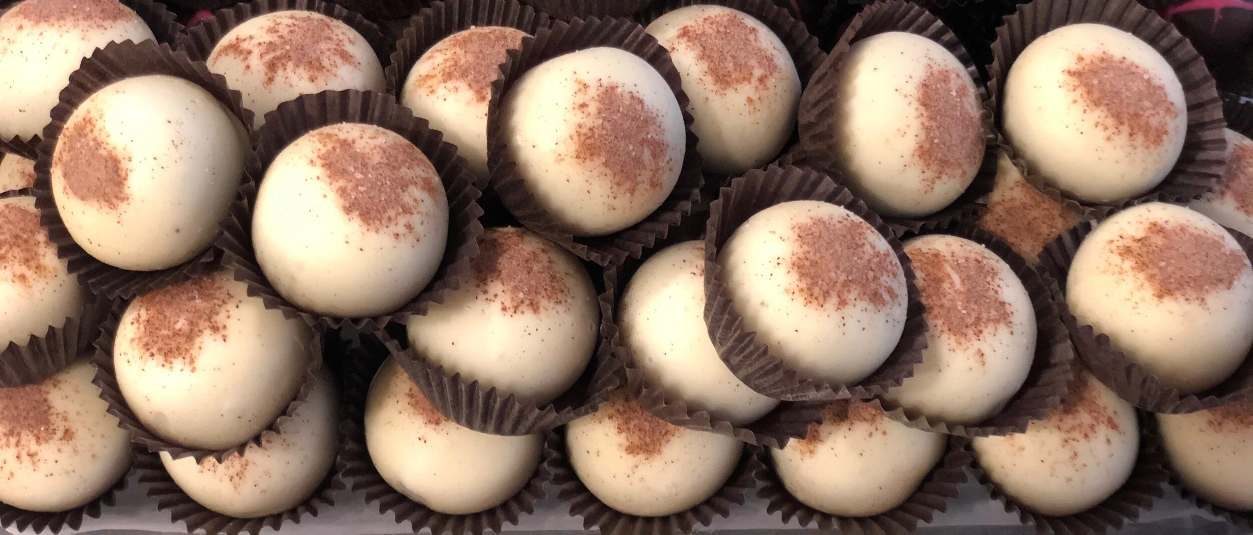 White Chocolate Cappuccino Truffles  