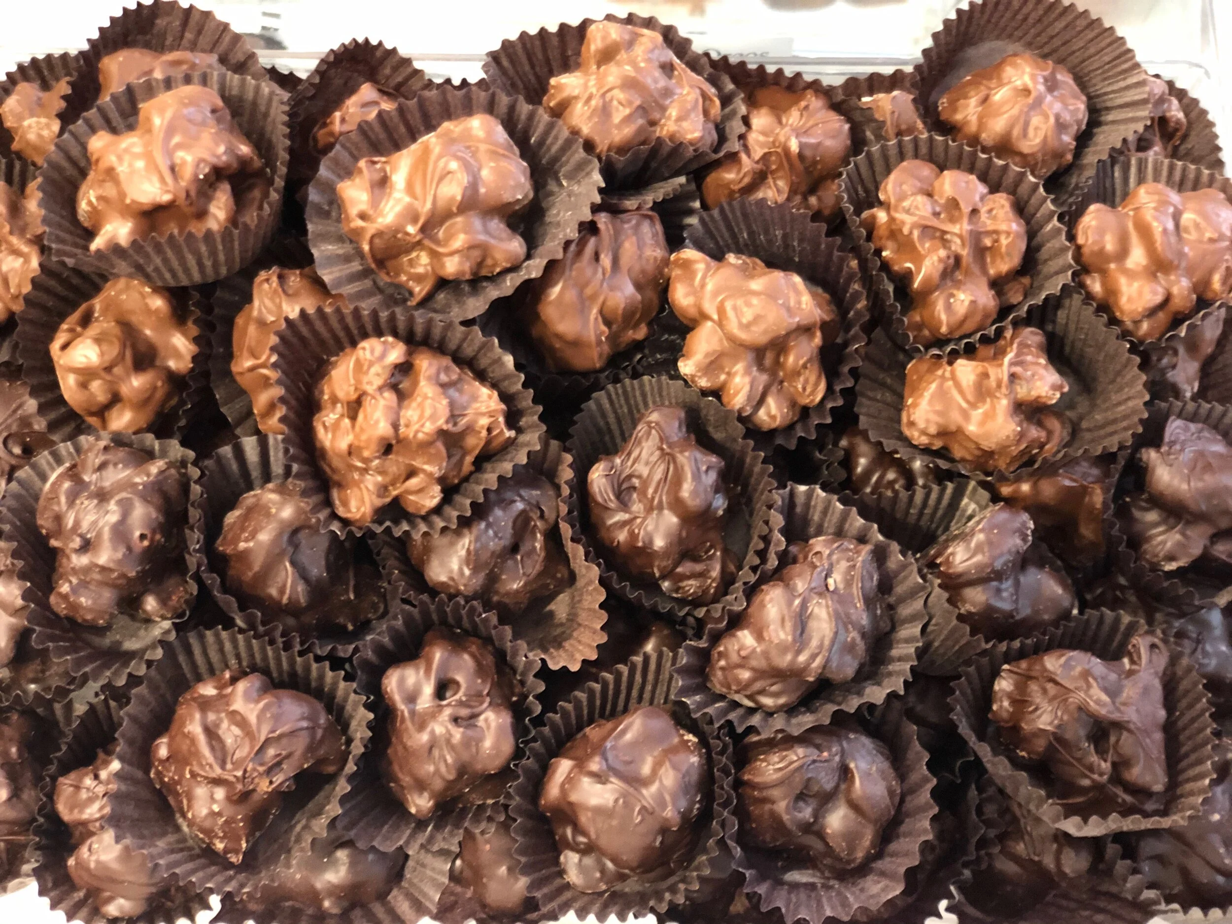 Milk or Dark Chocolate Raisin Clusters